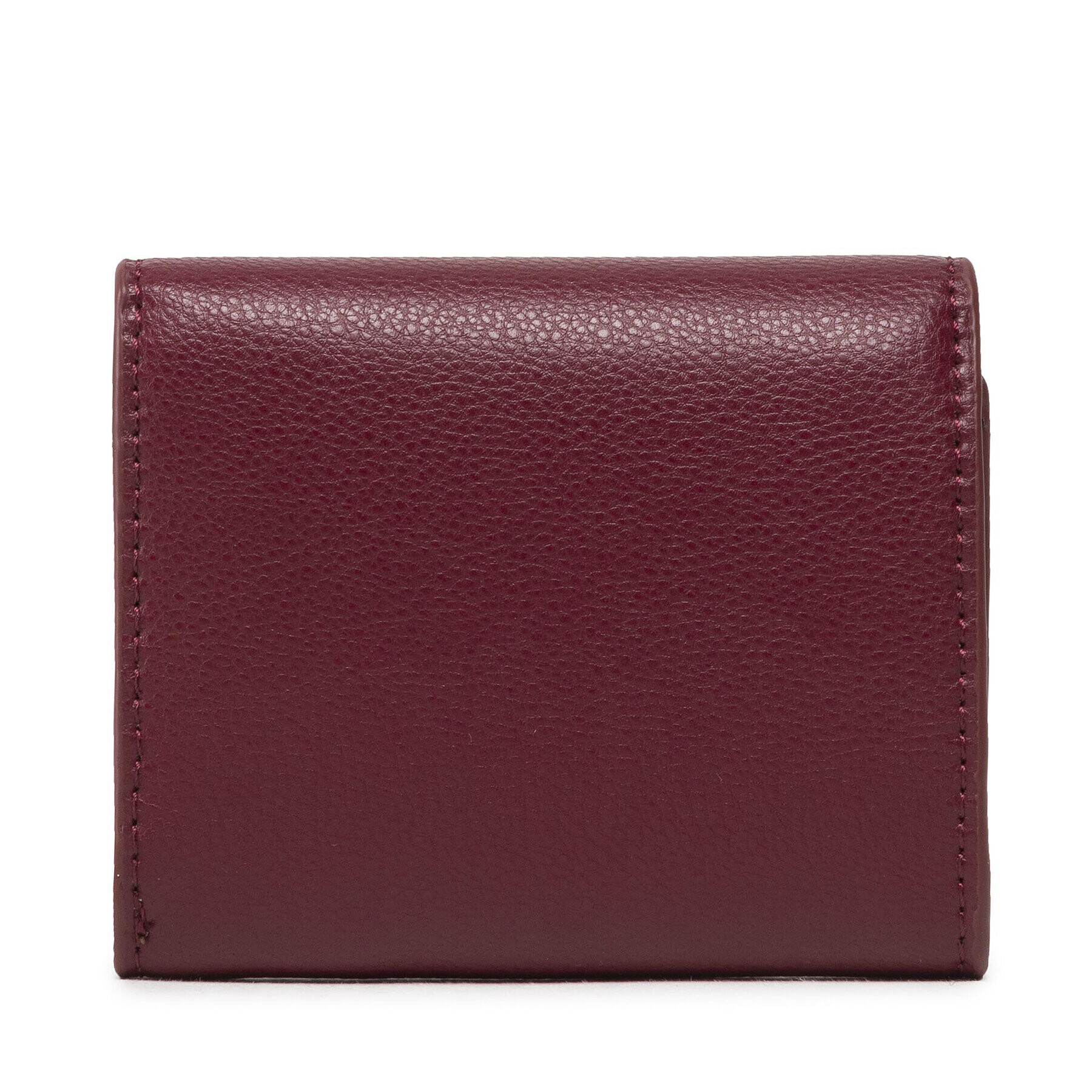 Tommy Hilfiger Малък дамски портфейл Life Med Wallet AW0AW13627 Бордо - Pepit.bg