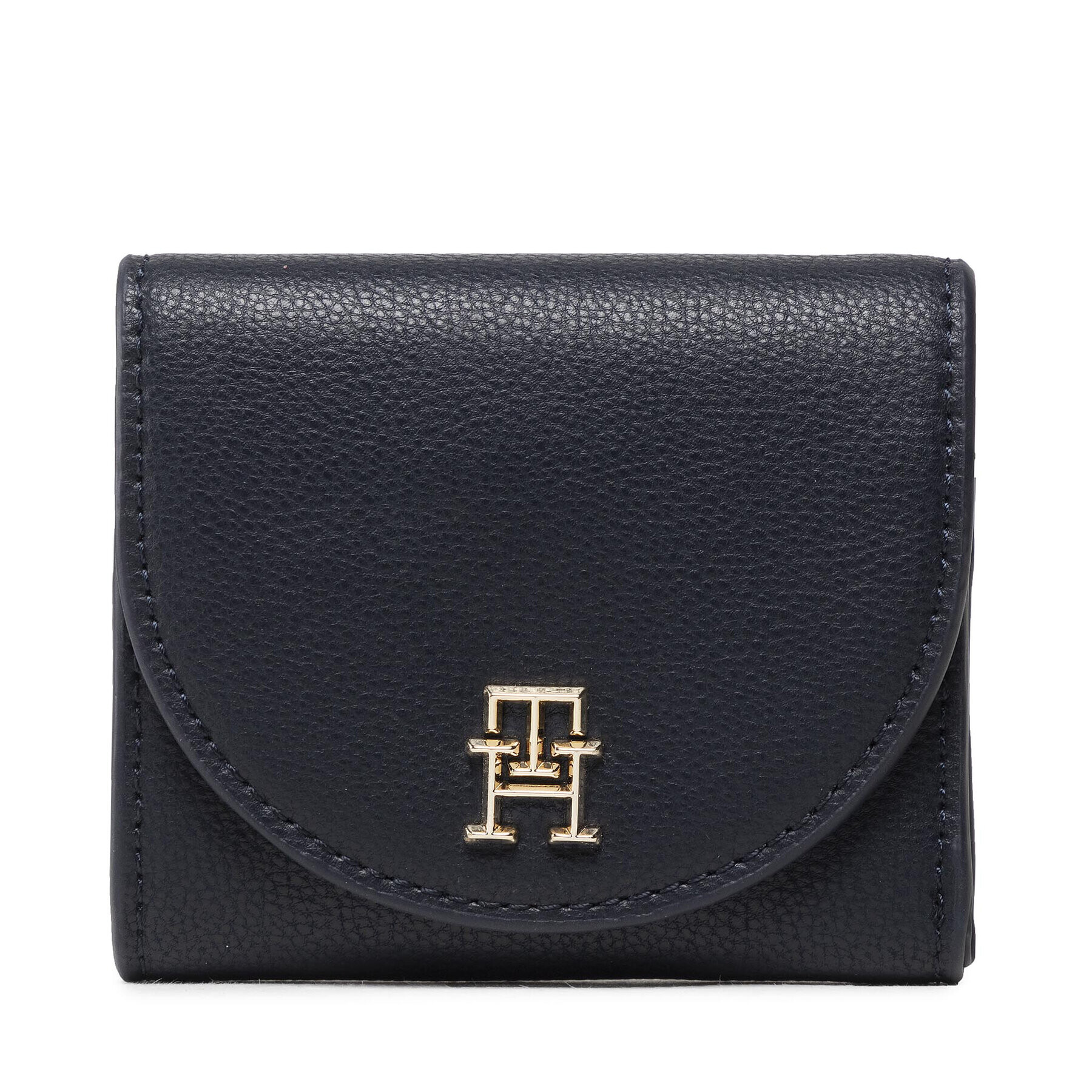 Tommy Hilfiger Малък дамски портфейл Life Med Wallet AW0AW13627 Тъмносин - Pepit.bg