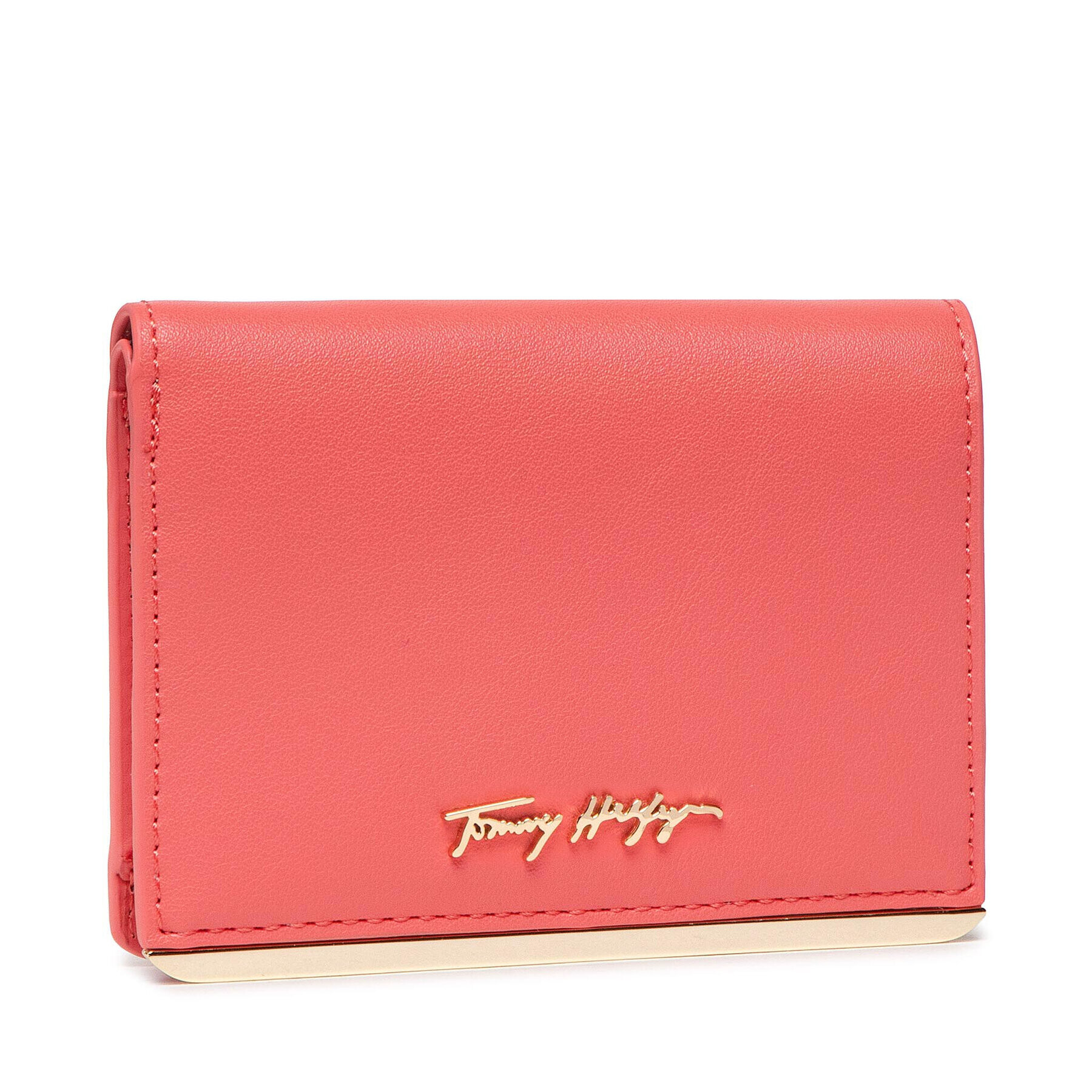 Tommy Hilfiger Малък дамски портфейл Modern Small Wallet AW0AW11771 Розов - Pepit.bg