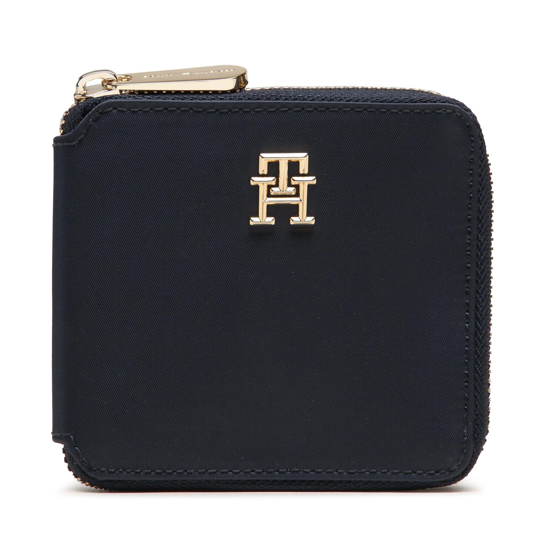 Tommy Hilfiger Малък дамски портфейл Poppy Med Za AW0AW14644 Тъмносин - Pepit.bg