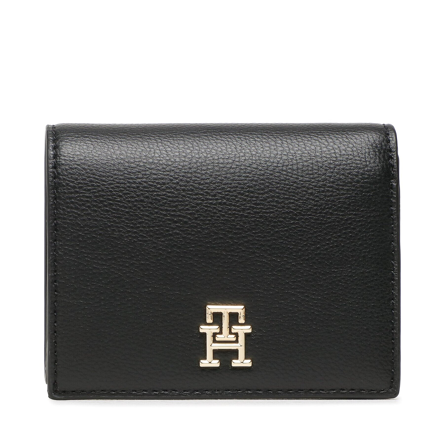 Tommy Hilfiger Малък дамски портфейл Th Casual Bi-Fold Wallet AW0AW14634 Черен - Pepit.bg