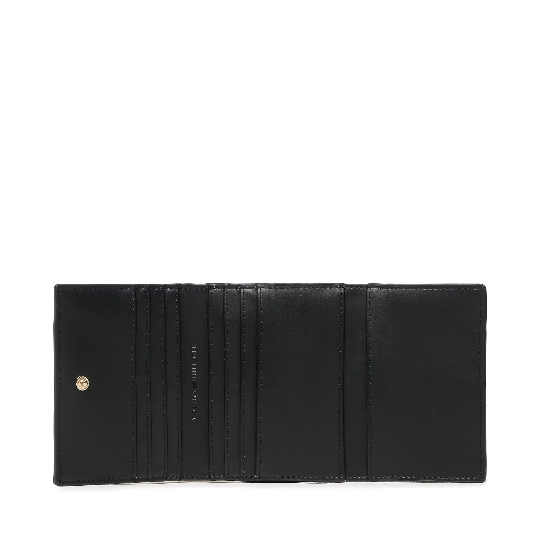 Tommy Hilfiger Малък дамски портфейл Th Casual Bi-Fold Wallet AW0AW14634 Черен - Pepit.bg