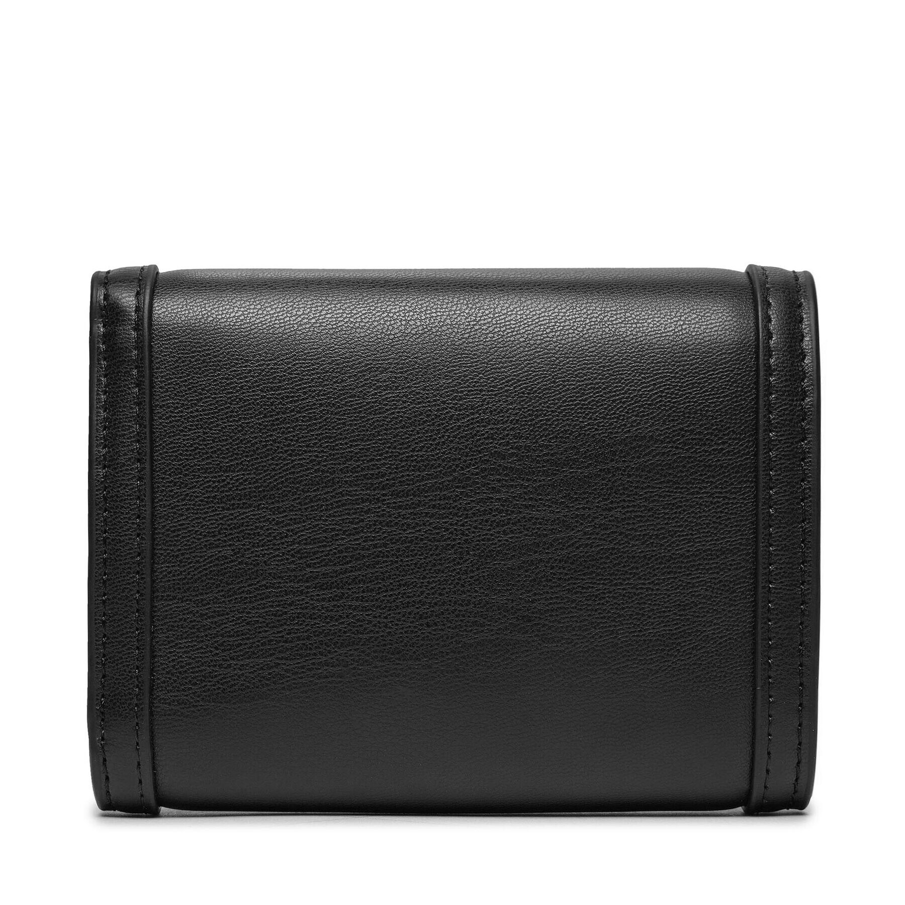 Tommy Hilfiger Малък дамски портфейл Th City Med Flap Wallet AW0AW15746 Черен - Pepit.bg