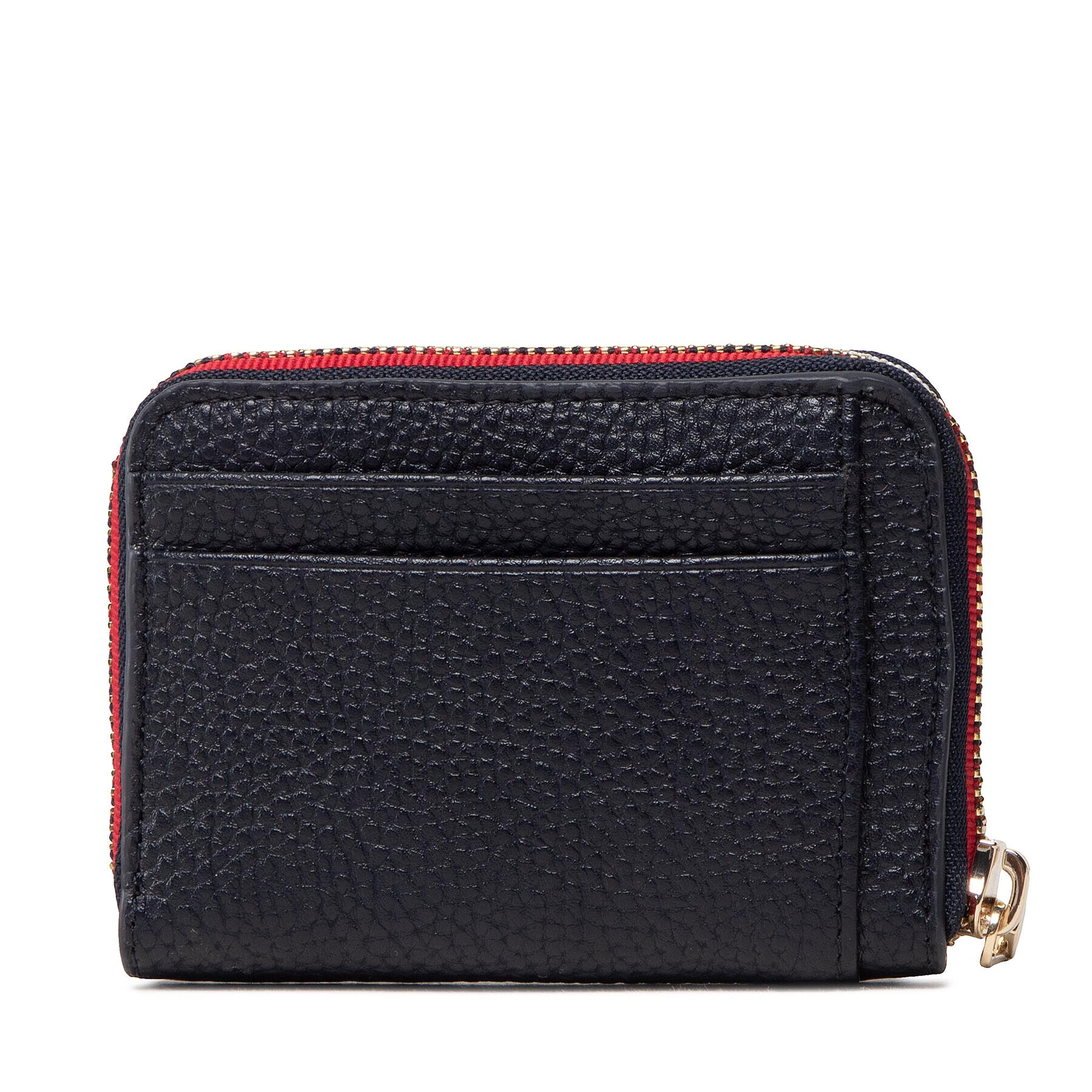 Tommy Hilfiger Малък дамски портфейл Th Element Cc Holder Corp AW0AW12080 Тъмносин - Pepit.bg