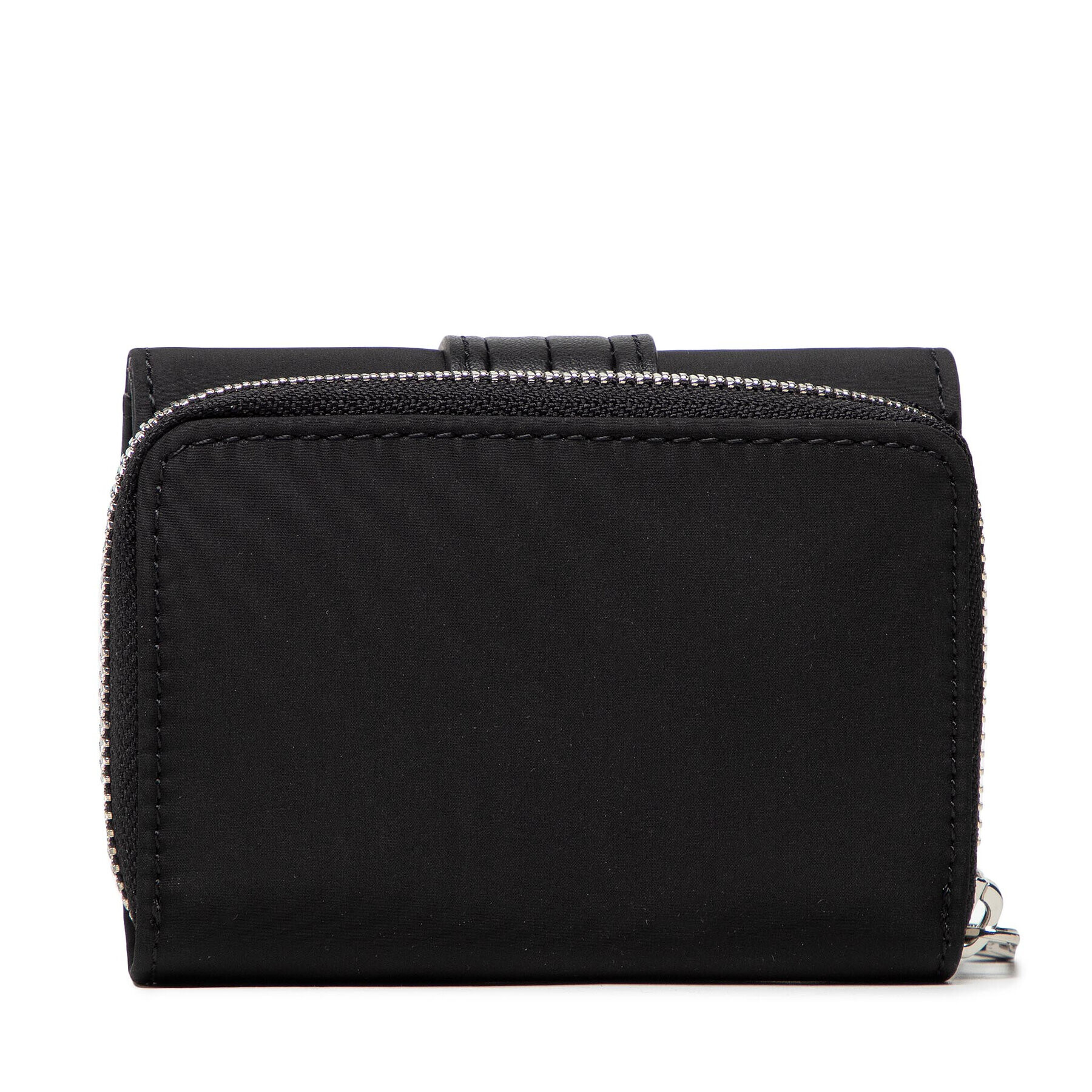 Tommy Hilfiger Малък дамски портфейл Relaxed Th Med Wallet AW0AW10973 Черен - Pepit.bg