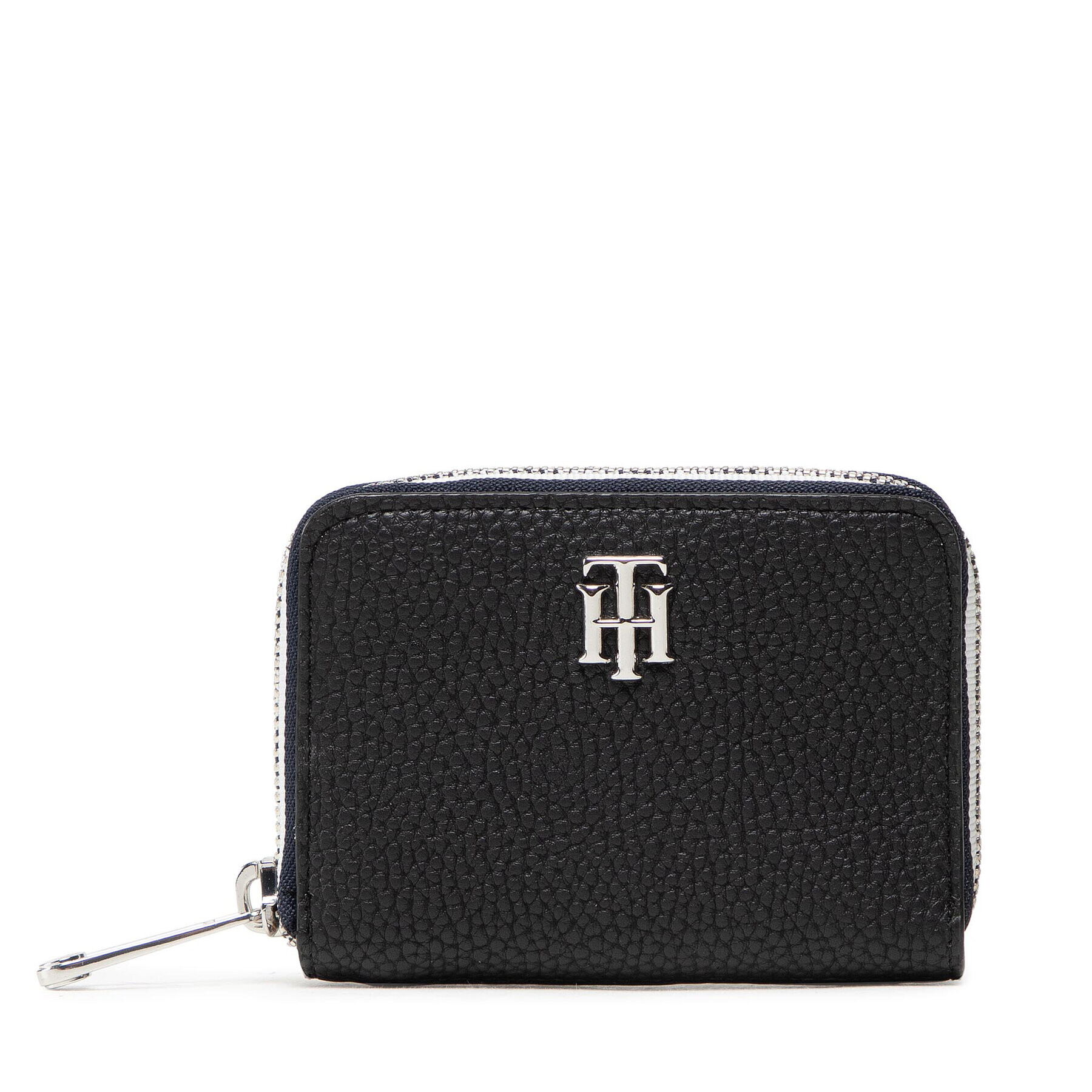 Tommy Hilfiger Малък дамски портфейл Th Element Cc Holder AW0AW12075 Черен - Pepit.bg