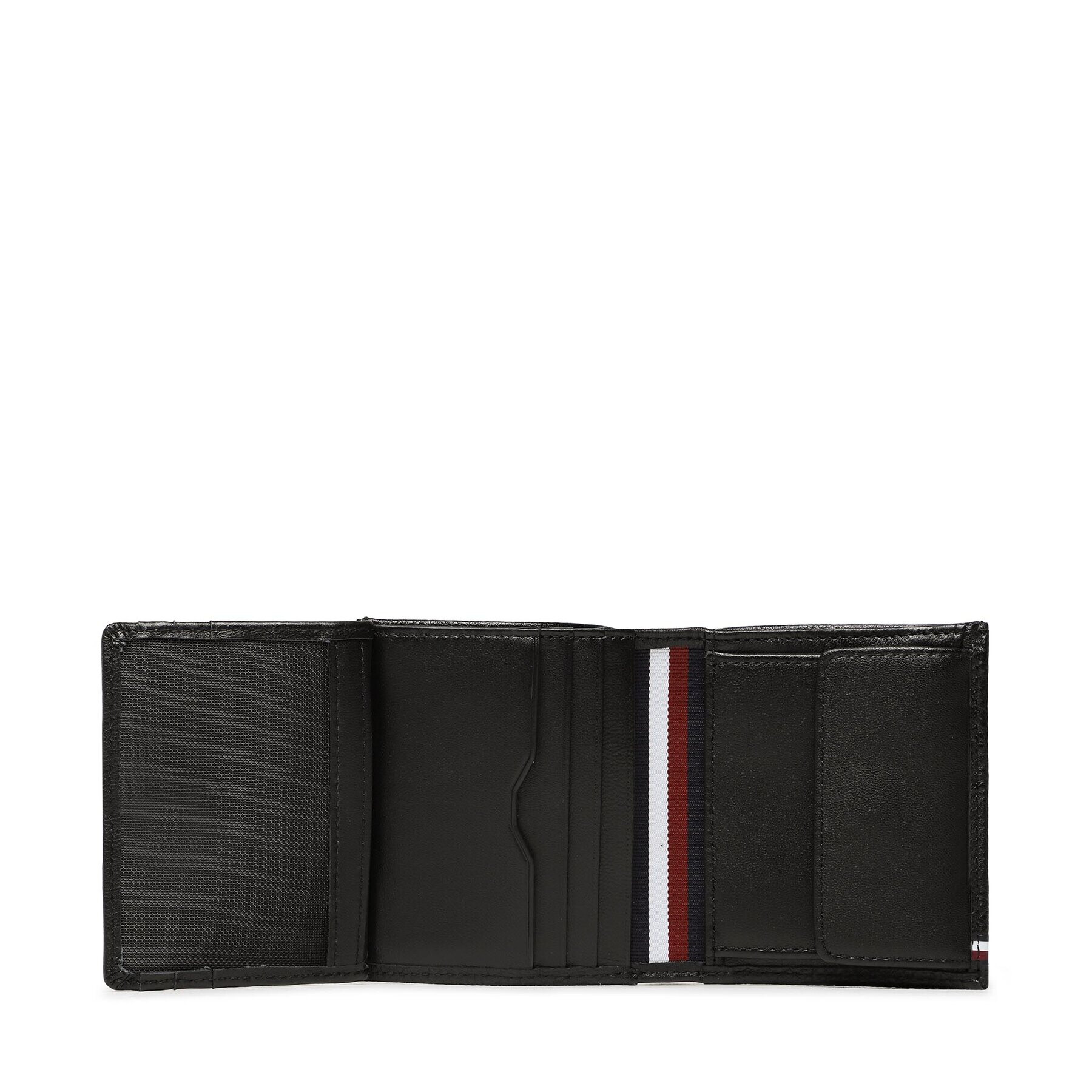 Tommy Hilfiger Малък мъжки портфейл Th Central Trifold AM0AM11261 Черен - Pepit.bg