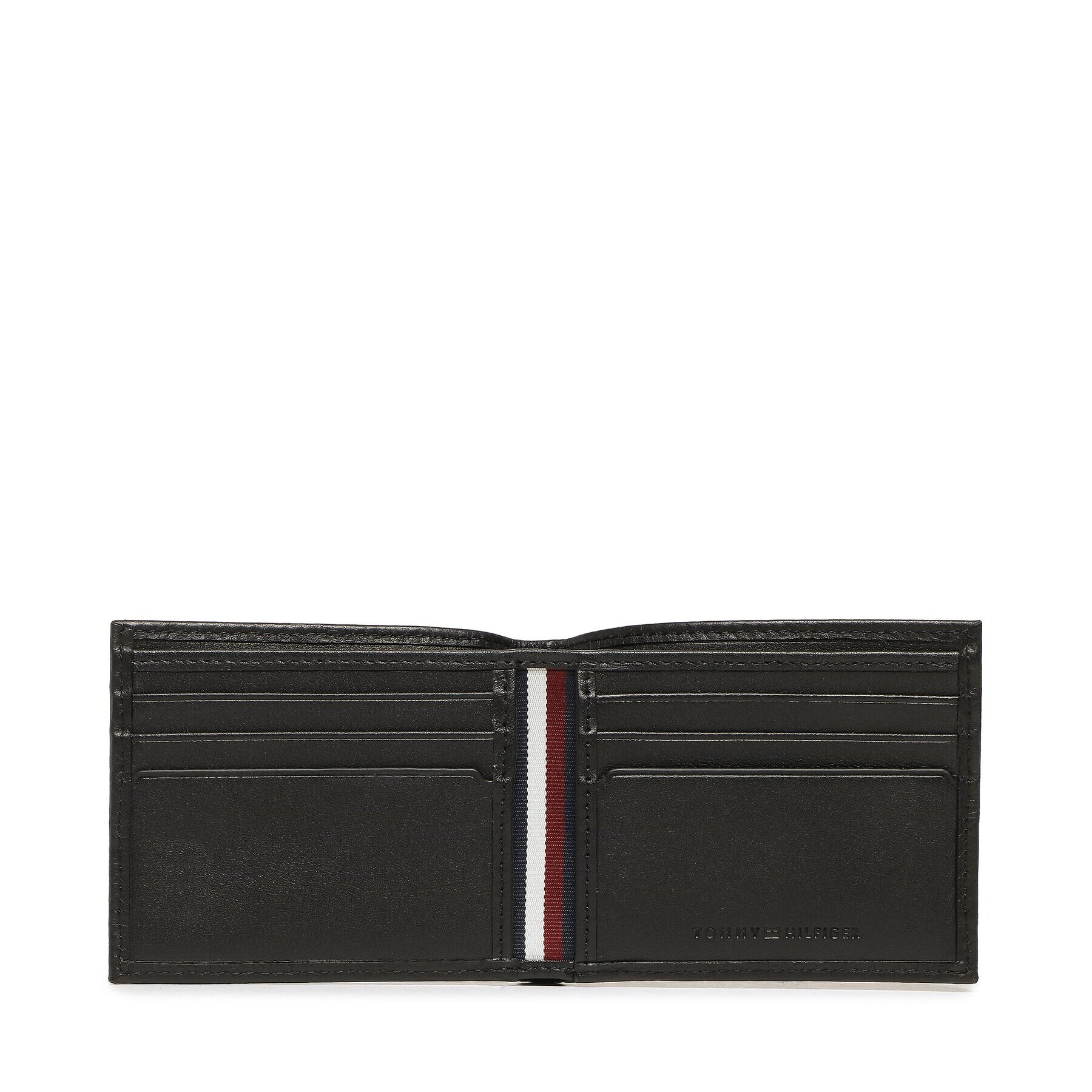 Tommy Hilfiger Малък мъжки портфейл Th Premium Mini Cc Wallet AM0AM10606 Черен - Pepit.bg