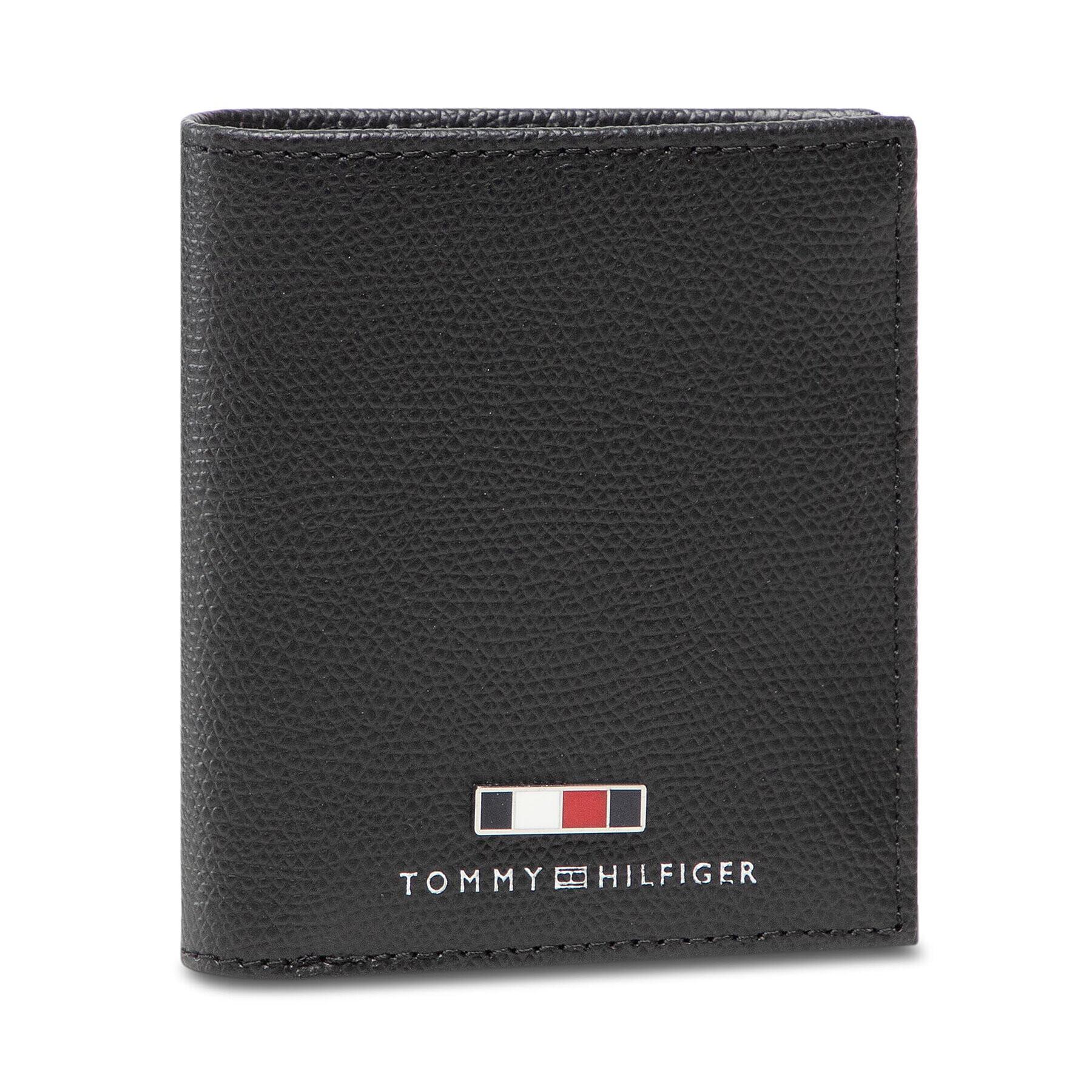 Tommy Hilfiger Малък мъжки портфейл Business Trifold AM0AM07809 Черен - Pepit.bg