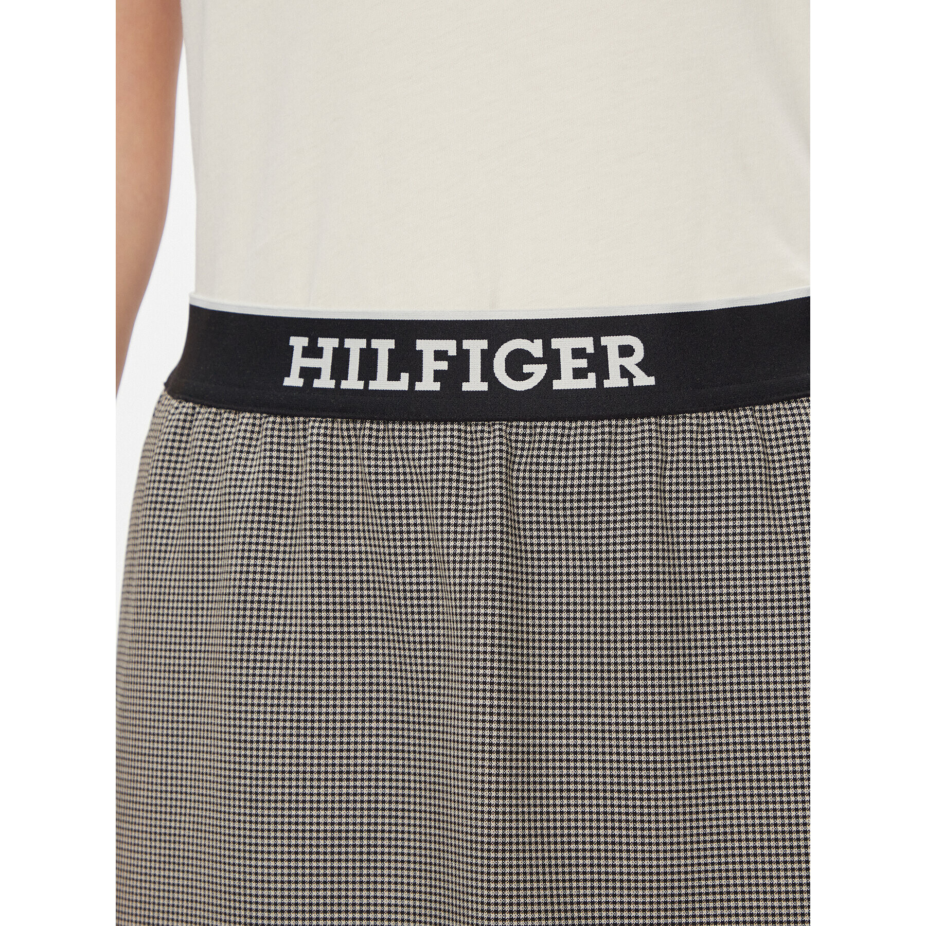 Tommy Hilfiger Мини пола WW0WW40515 Сив Regular Fit - Pepit.bg