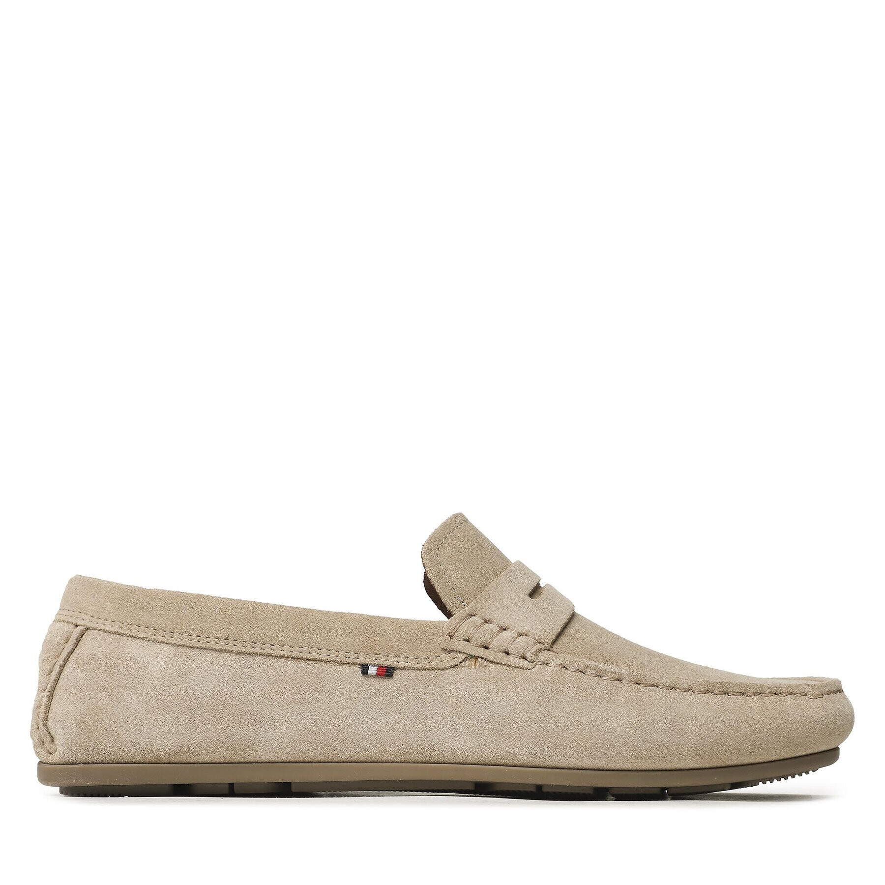 Tommy Hilfiger Мокасини Casual Hilfiger Suede Driver FM0FM04271 Бежов - Pepit.bg