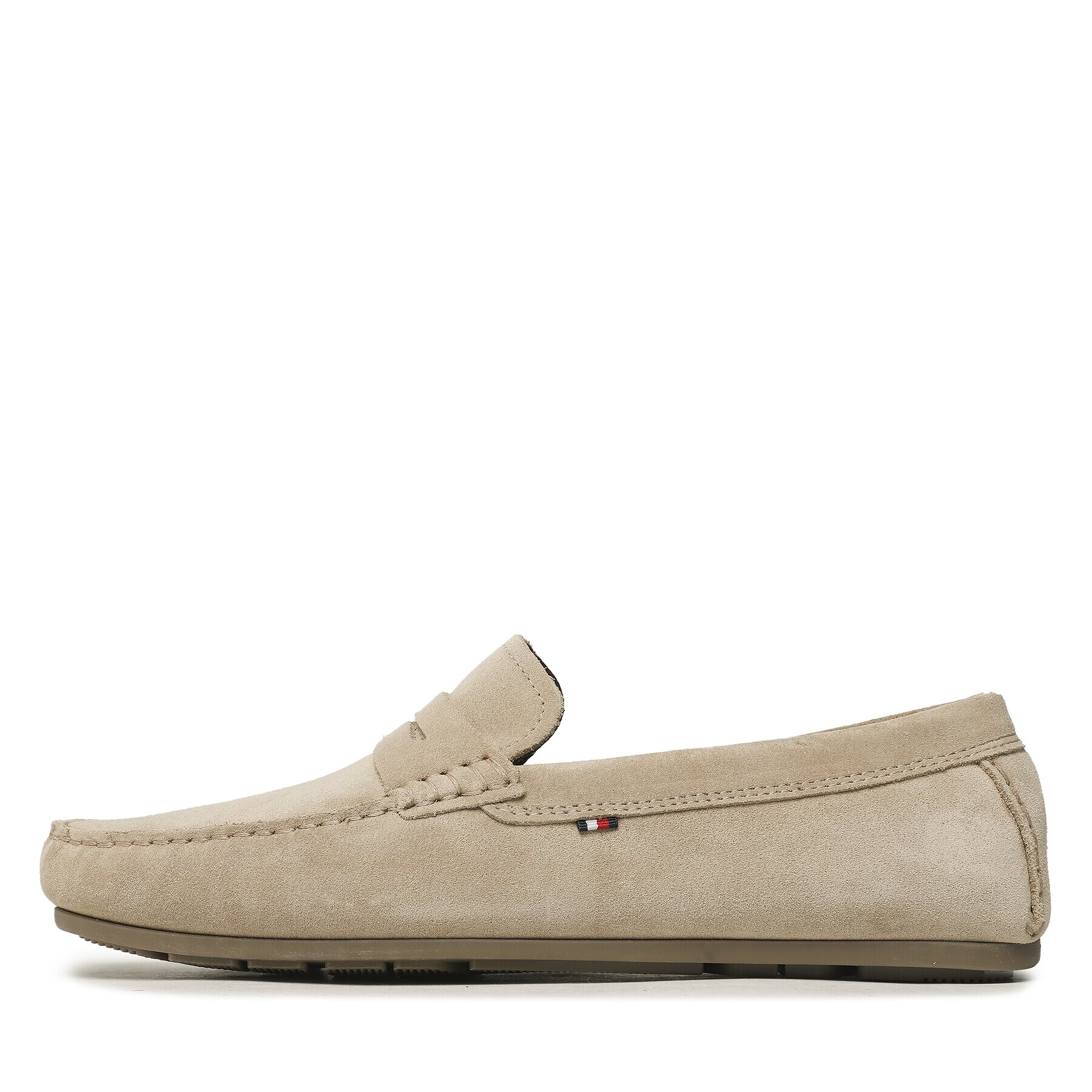 Tommy Hilfiger Мокасини Casual Hilfiger Suede Driver FM0FM04271 Бежов - Pepit.bg