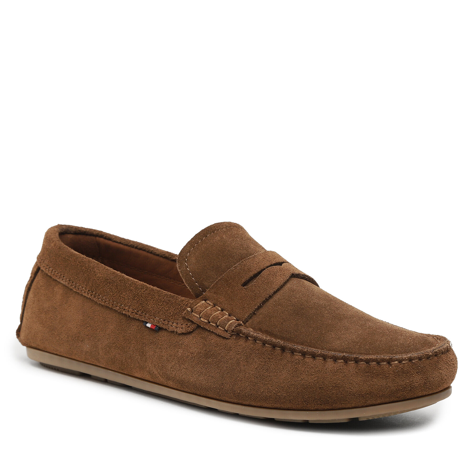 Tommy Hilfiger Мокасини Casual Hilfiger Suede Driver FM0FM04271 Кафяв - Pepit.bg