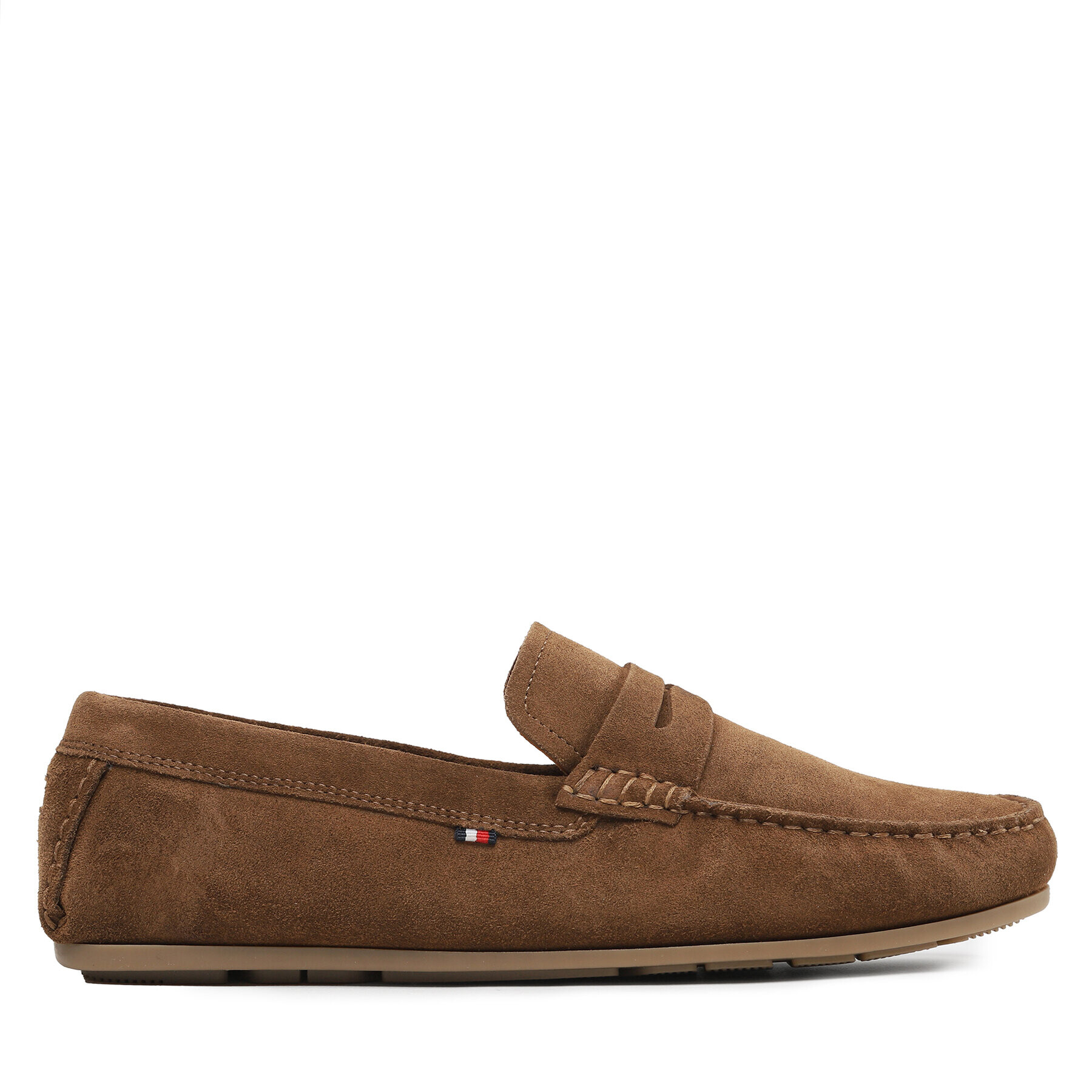 Tommy Hilfiger Мокасини Casual Hilfiger Suede Driver FM0FM04271 Кафяв - Pepit.bg