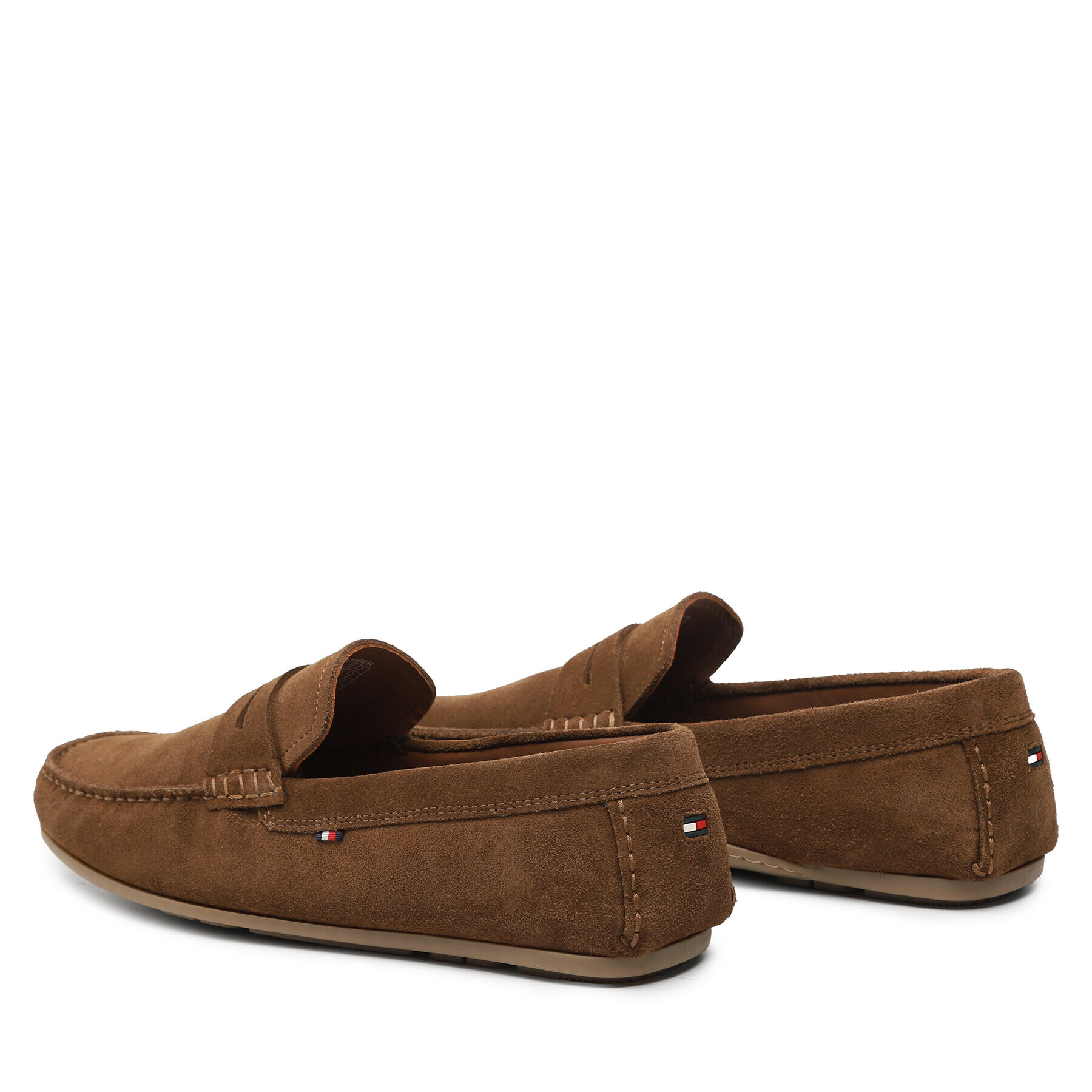 Tommy Hilfiger Мокасини Casual Hilfiger Suede Driver FM0FM04271 Кафяв - Pepit.bg