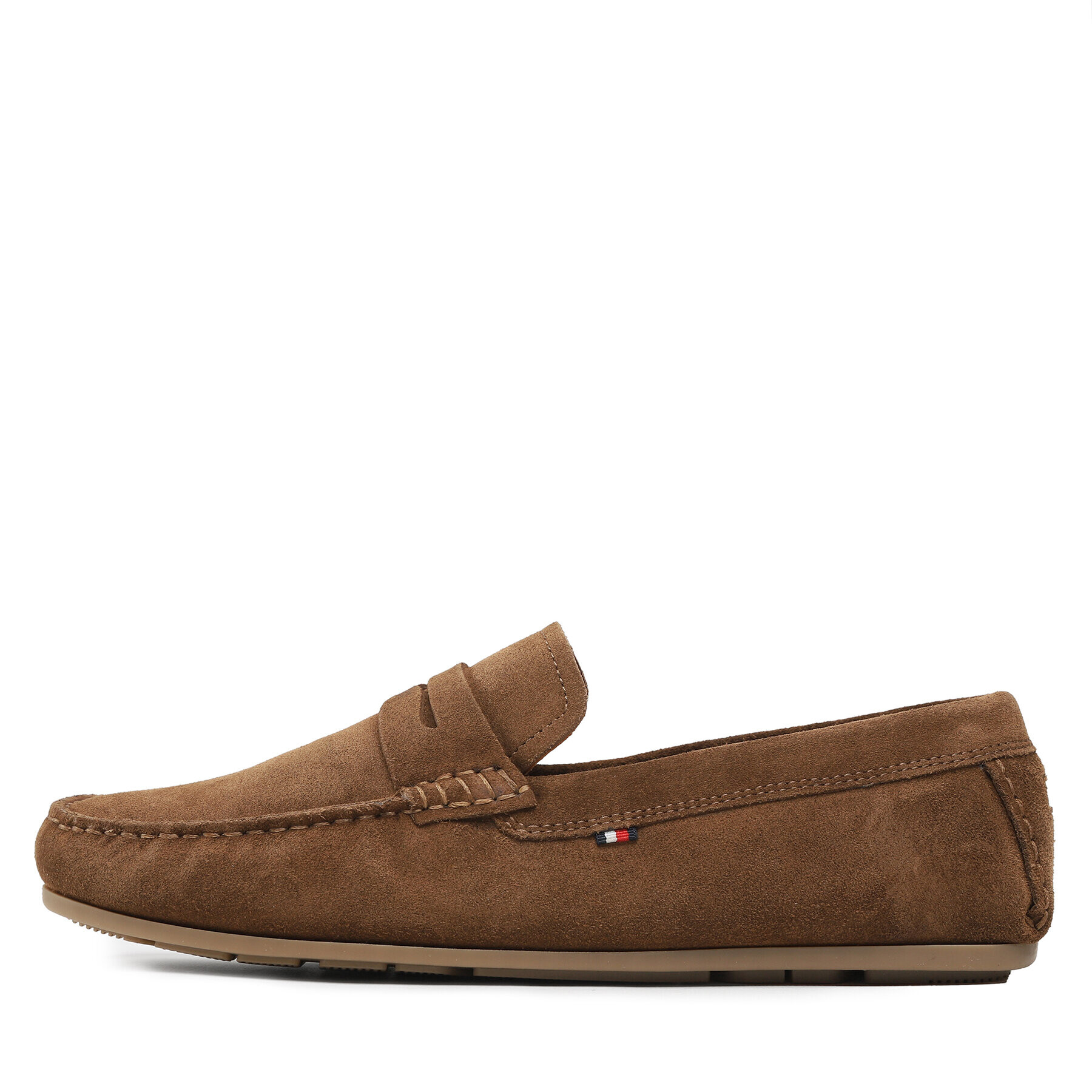 Tommy Hilfiger Мокасини Casual Hilfiger Suede Driver FM0FM04271 Кафяв - Pepit.bg