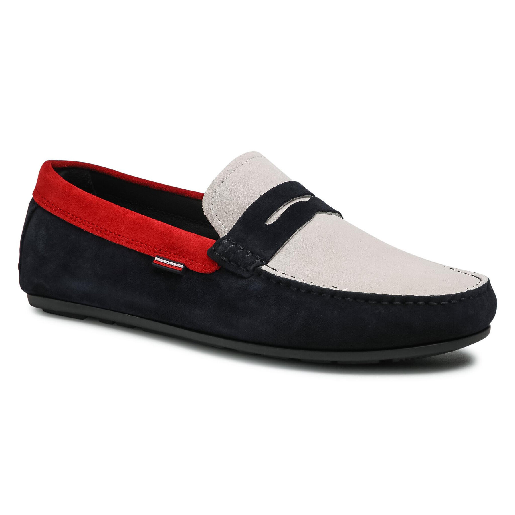 Tommy Hilfiger Мокасини Classic Suede Driver FM0FM02725 Тъмносин - Pepit.bg