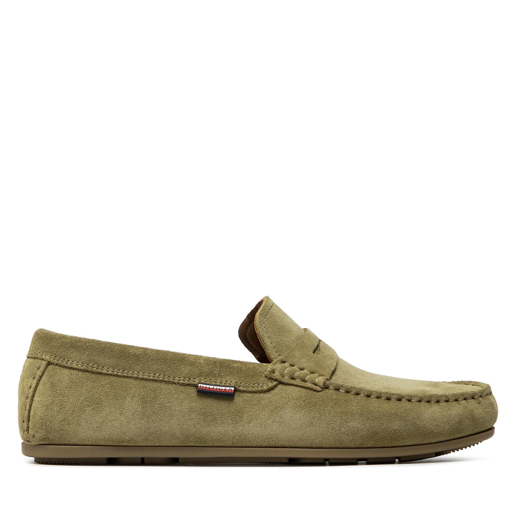 Tommy Hilfiger Мокасини Classic Suede Driver FM0FM02725 Зелен - Pepit.bg