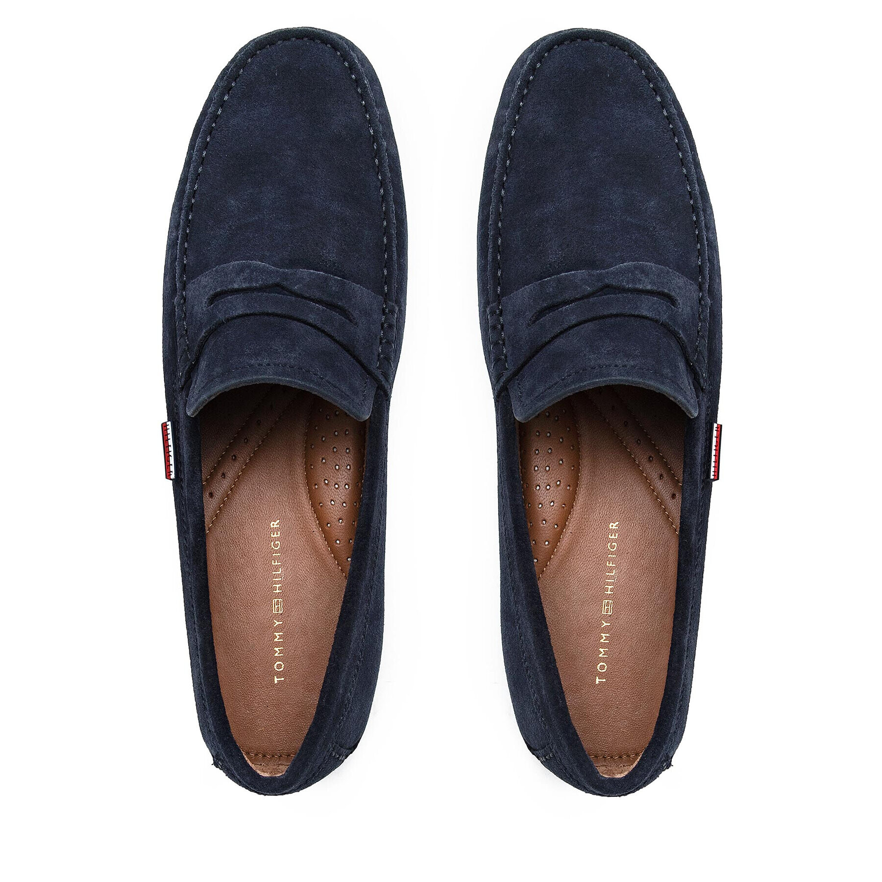 Tommy Hilfiger Мокасини Classic Suede Penny Loafer FM0FM02725 Тъмносин - Pepit.bg