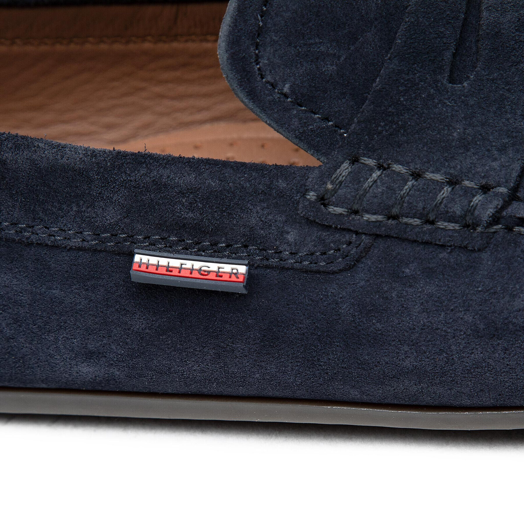 Tommy Hilfiger Мокасини Classic Suede Penny Loafer FM0FM02725 Тъмносин - Pepit.bg