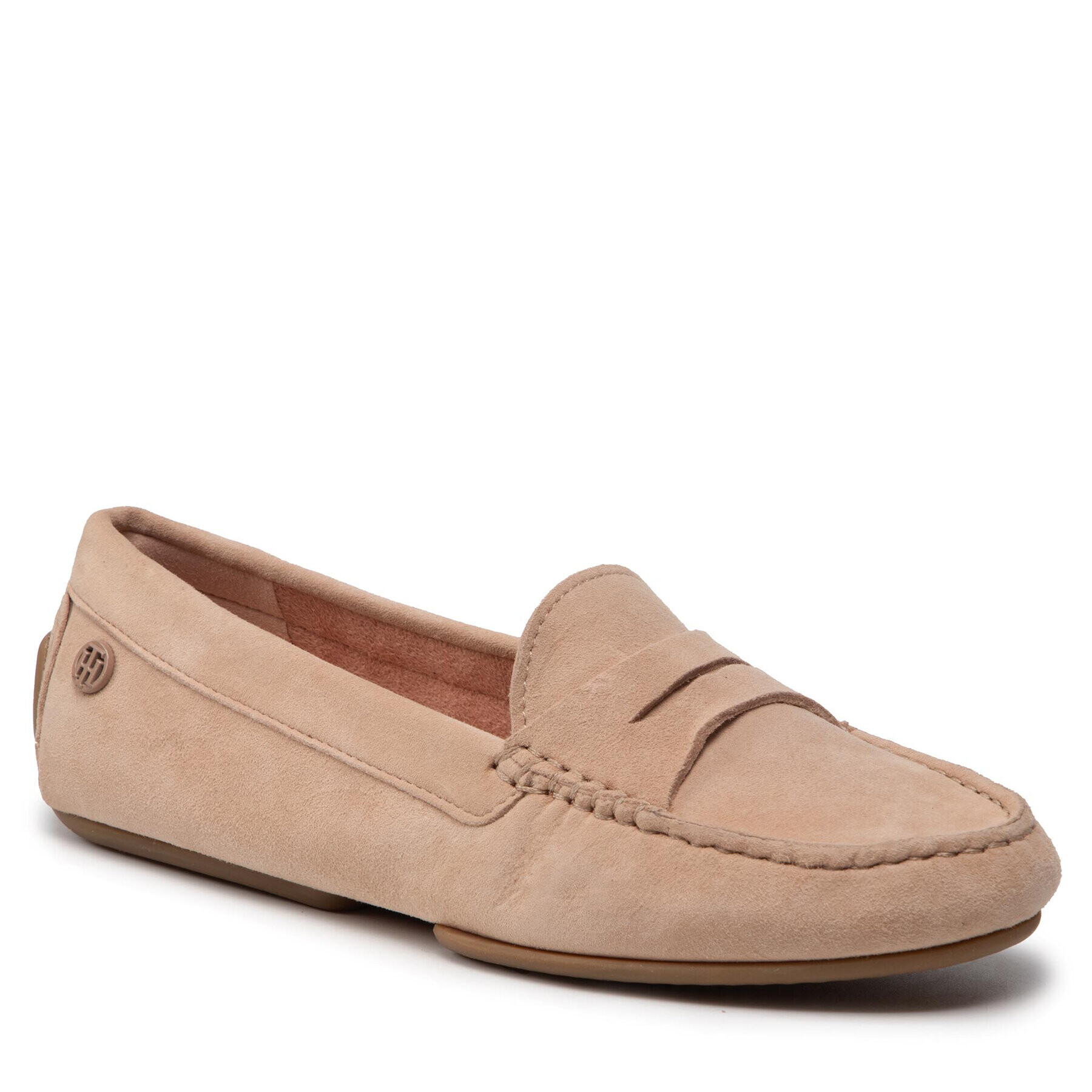 Tommy Hilfiger Мокасини Essential Th Mocassin FW0FW06343 Бежов - Pepit.bg