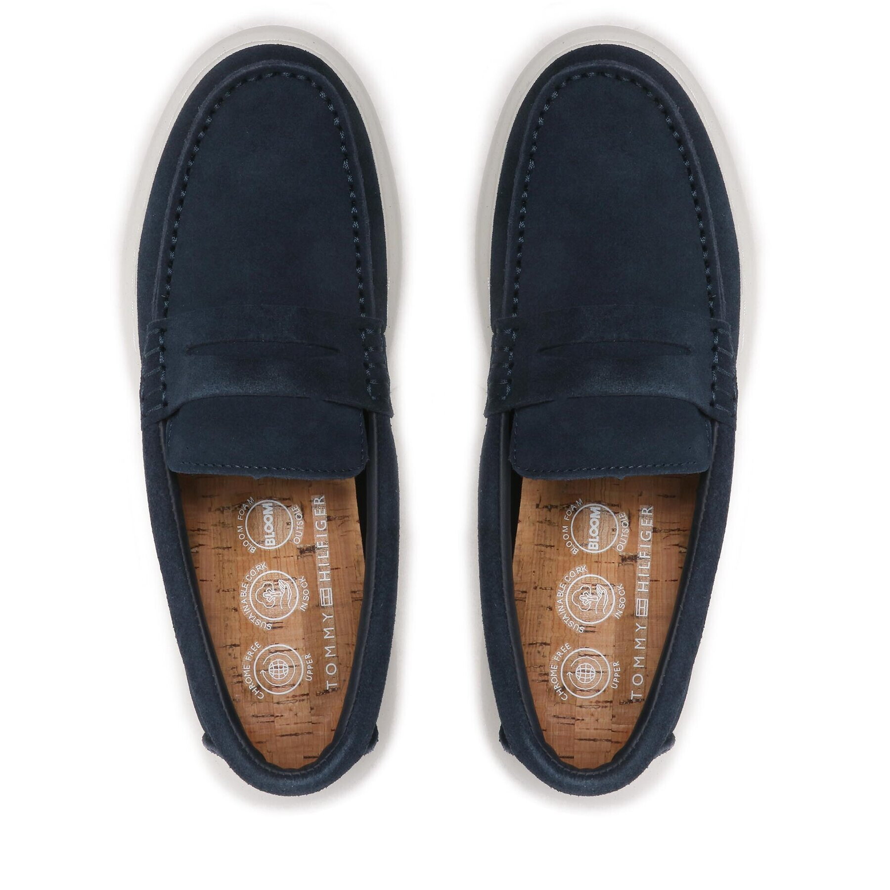 Tommy Hilfiger Мокасини Hybrid Loafer FM0FM04440 Тъмносин - Pepit.bg