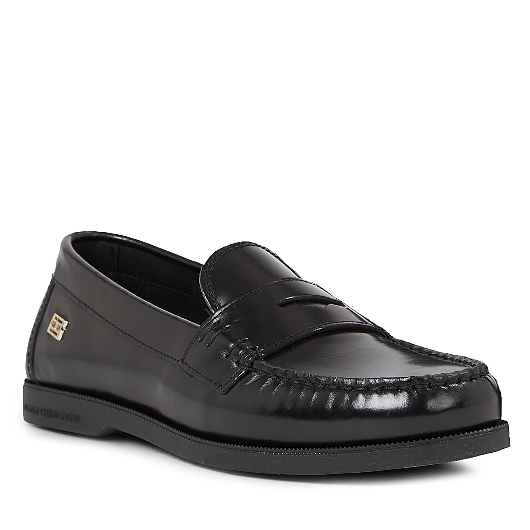 Tommy Hilfiger Мокасини Tommy Essential Moccassin FW0FW07513 Черен - Pepit.bg