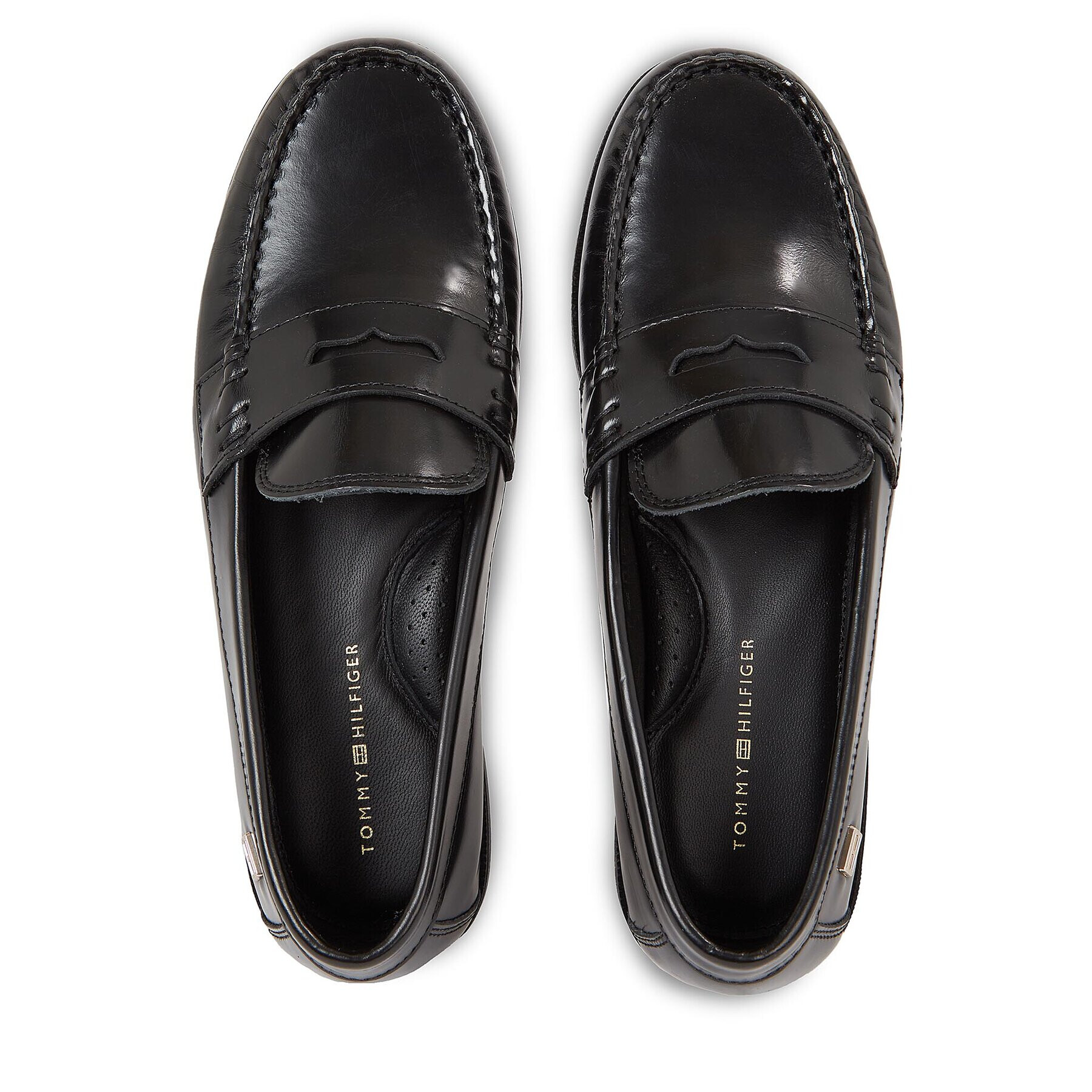 Tommy Hilfiger Мокасини Tommy Essential Moccassin FW0FW07513 Черен - Pepit.bg