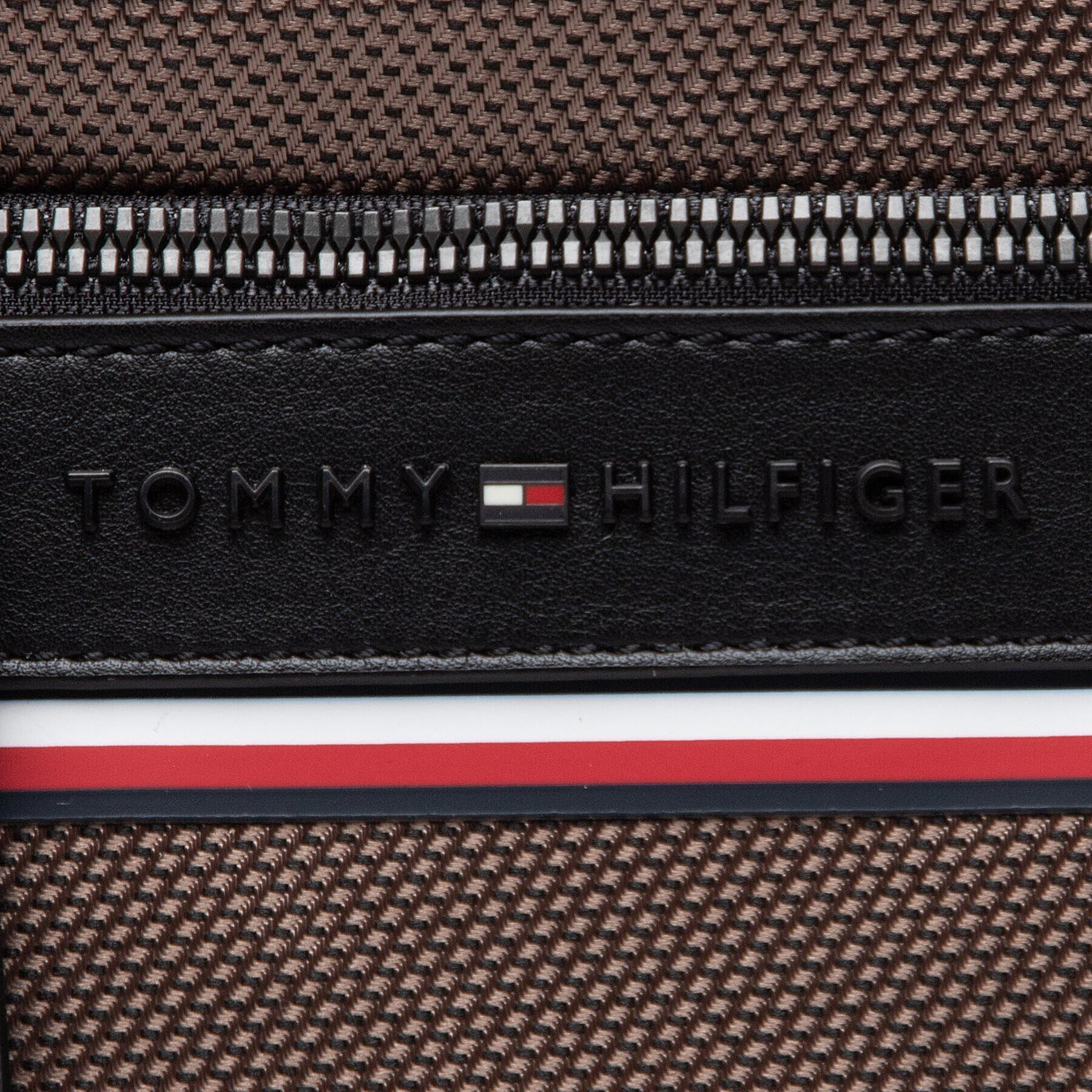 Tommy Hilfiger Мъжка чантичка 1985 Mini Reporter AM0AM09269 Кафяв - Pepit.bg