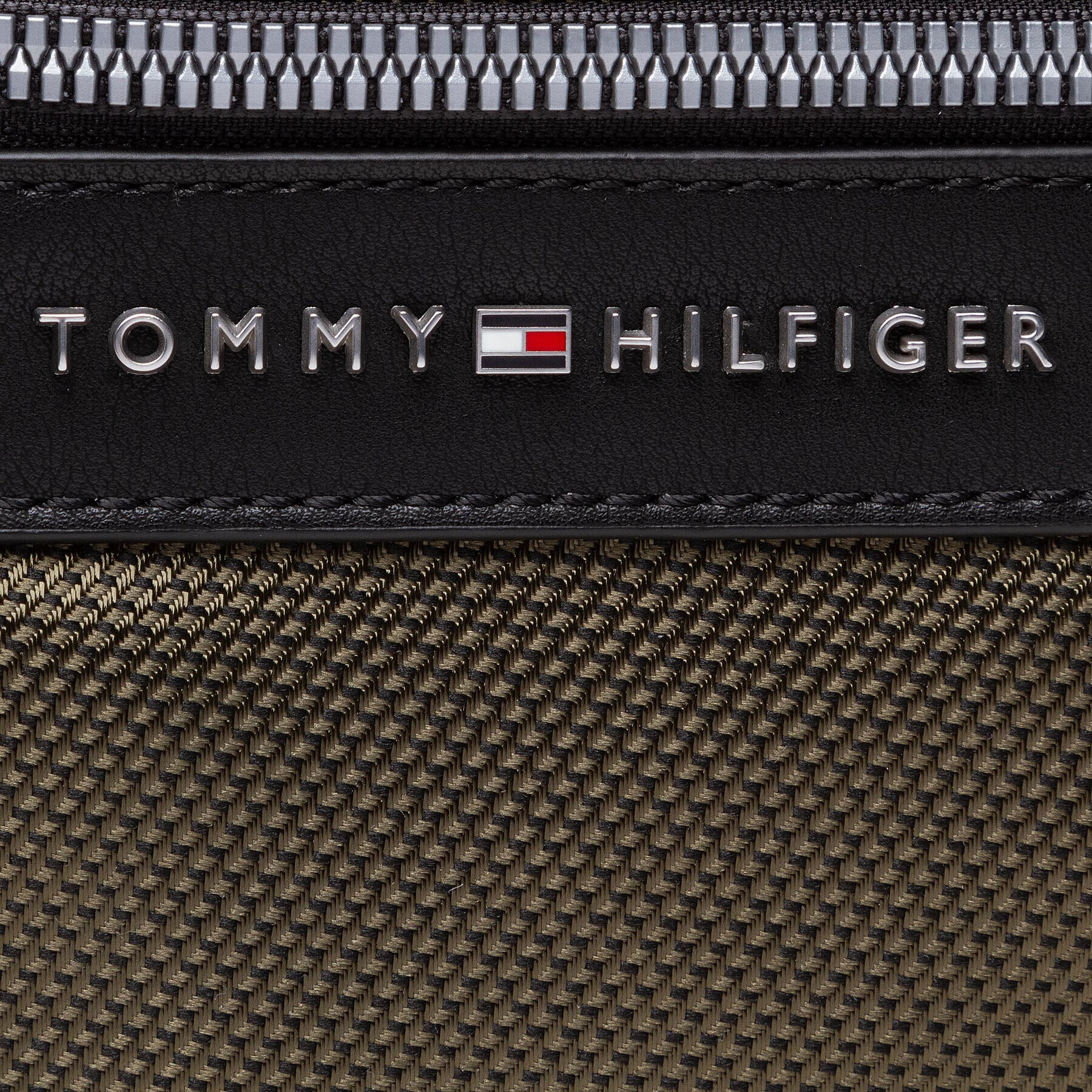 Tommy Hilfiger Мъжка чантичка 1985 Nylon Mini Reporter AM0AM08444 Зелен - Pepit.bg