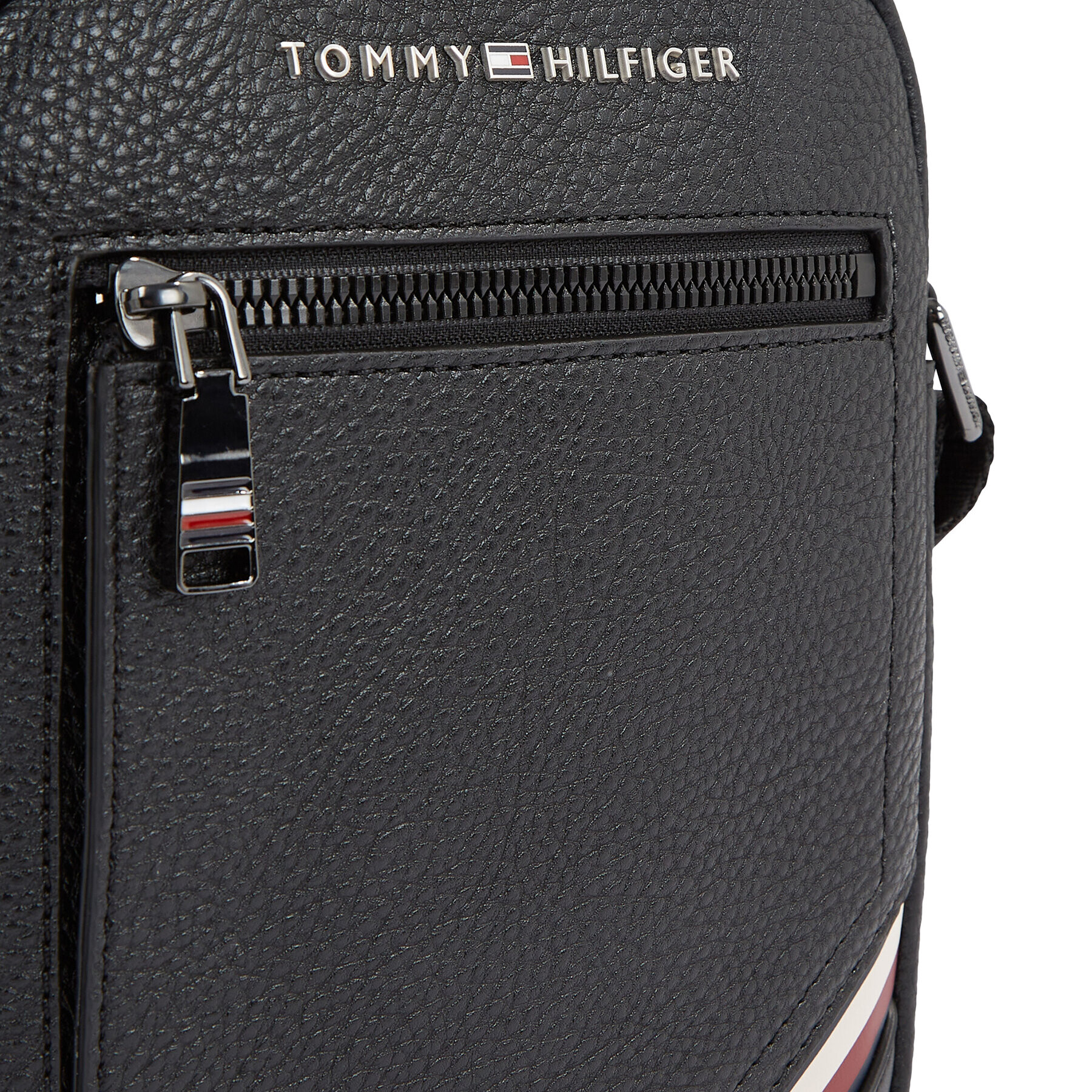 Tommy Hilfiger Мъжка чантичка Central Mini Reporter AM0AM11580 Черен - Pepit.bg