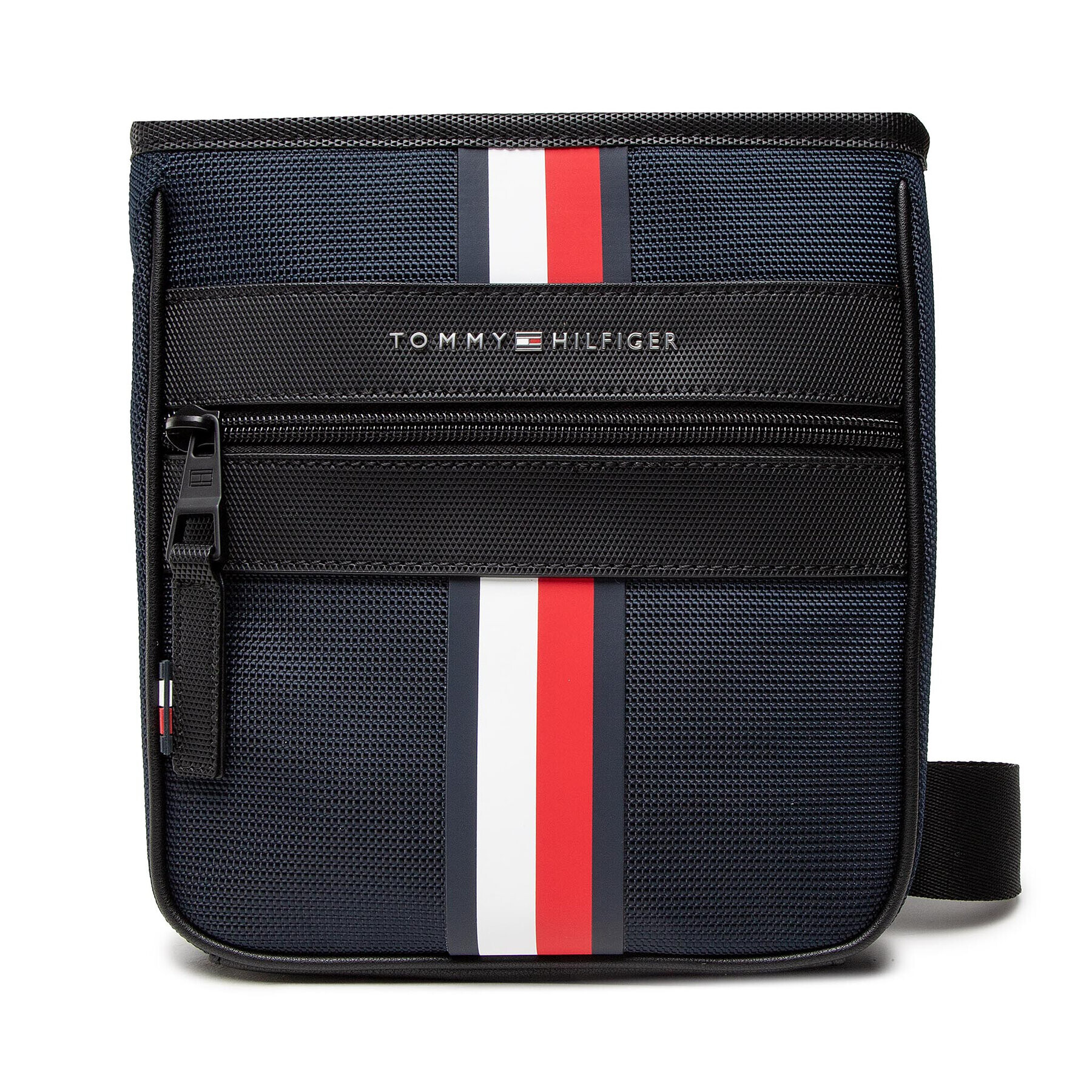 Tommy Hilfiger Мъжка чантичка Elevated Nylon C Mini Crossover AM0AM07586 Тъмносин - Pepit.bg