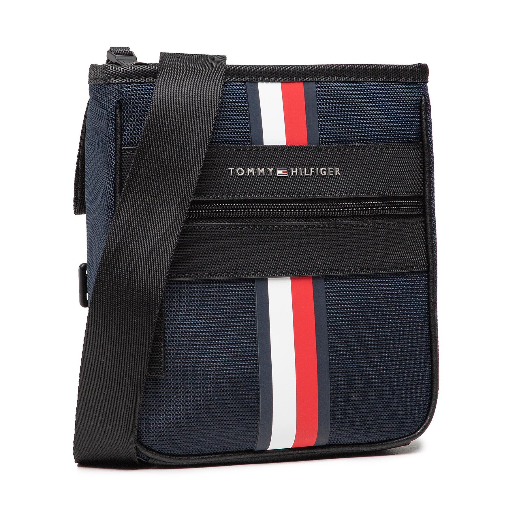 Tommy Hilfiger Мъжка чантичка Elevated Nylon C Mini Crossover AM0AM07586 Тъмносин - Pepit.bg