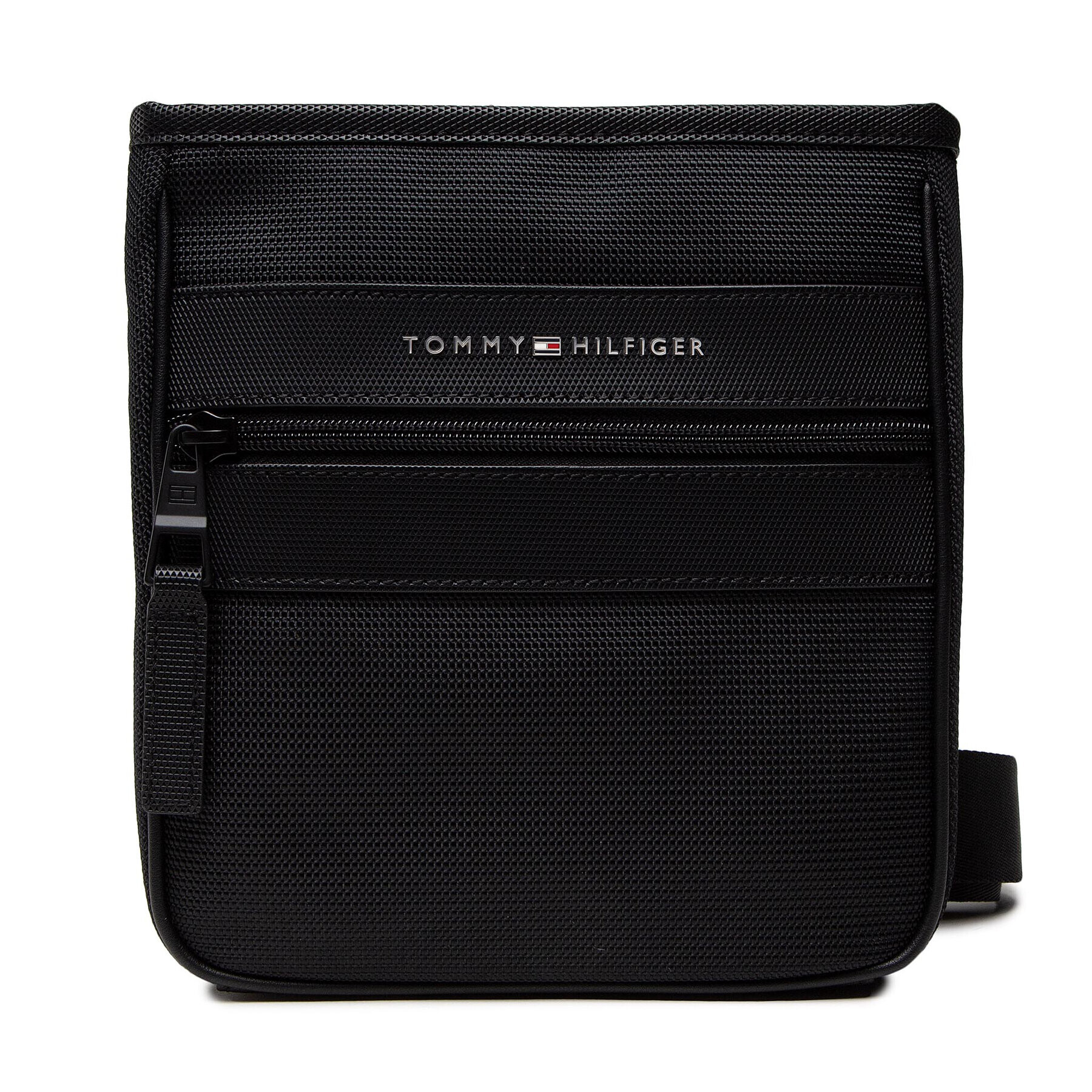 Tommy Hilfiger Мъжка чантичка Elevated Nylon Mini Crossover AM0AM07579 Черен - Pepit.bg