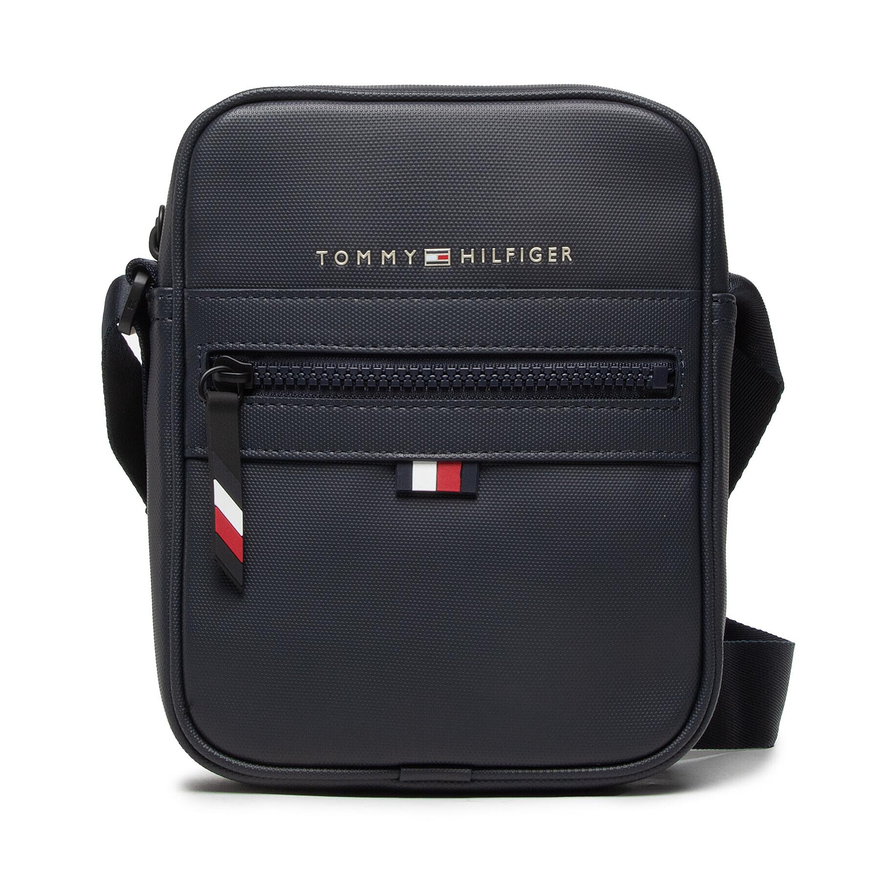 Tommy Hilfiger Мъжка чантичка Essential Pq Mini Reporter AM0AM08422 Тъмносин - Pepit.bg