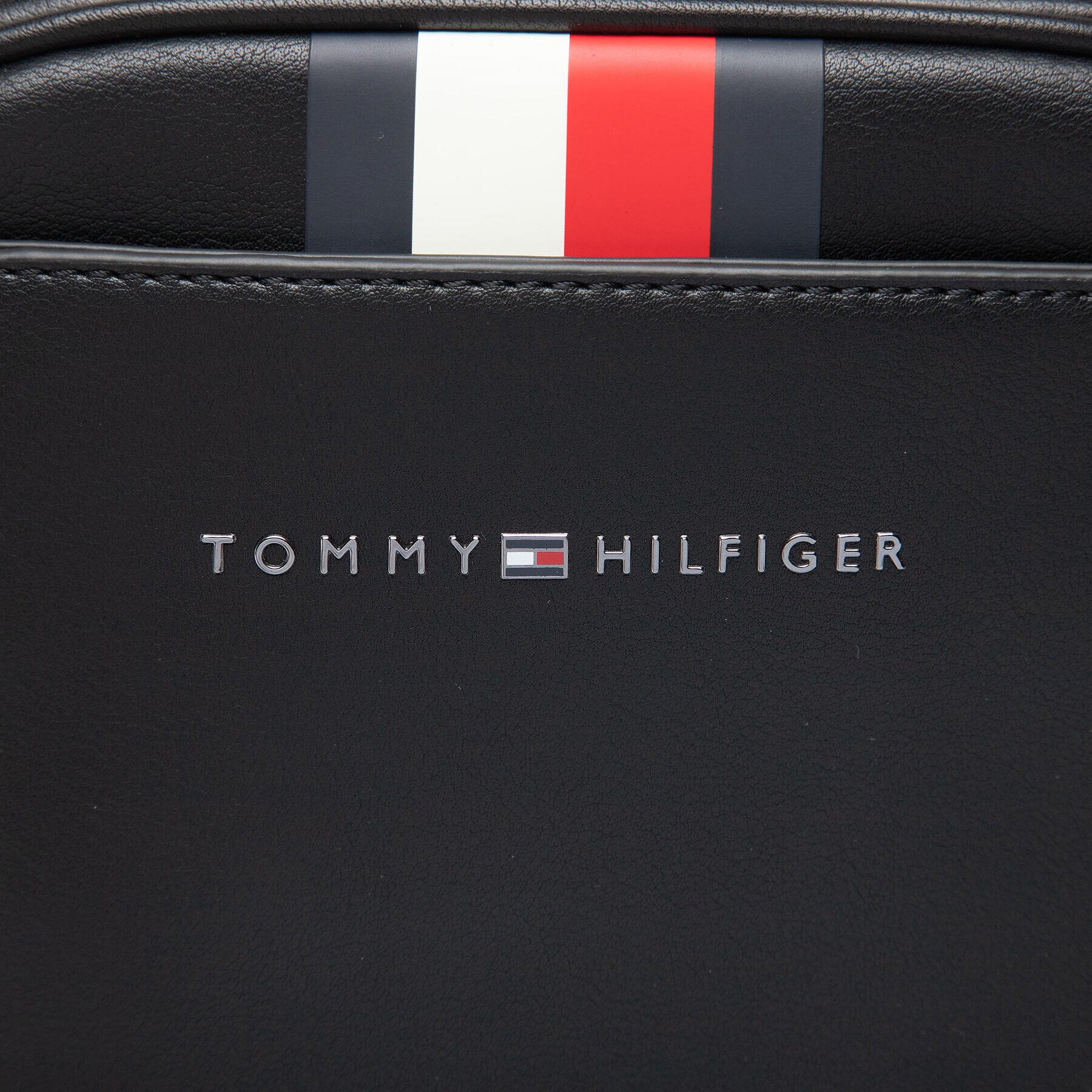 Tommy Hilfiger Мъжка чантичка Midtown Pu Mini Reporter AM0AM09547 Черен - Pepit.bg