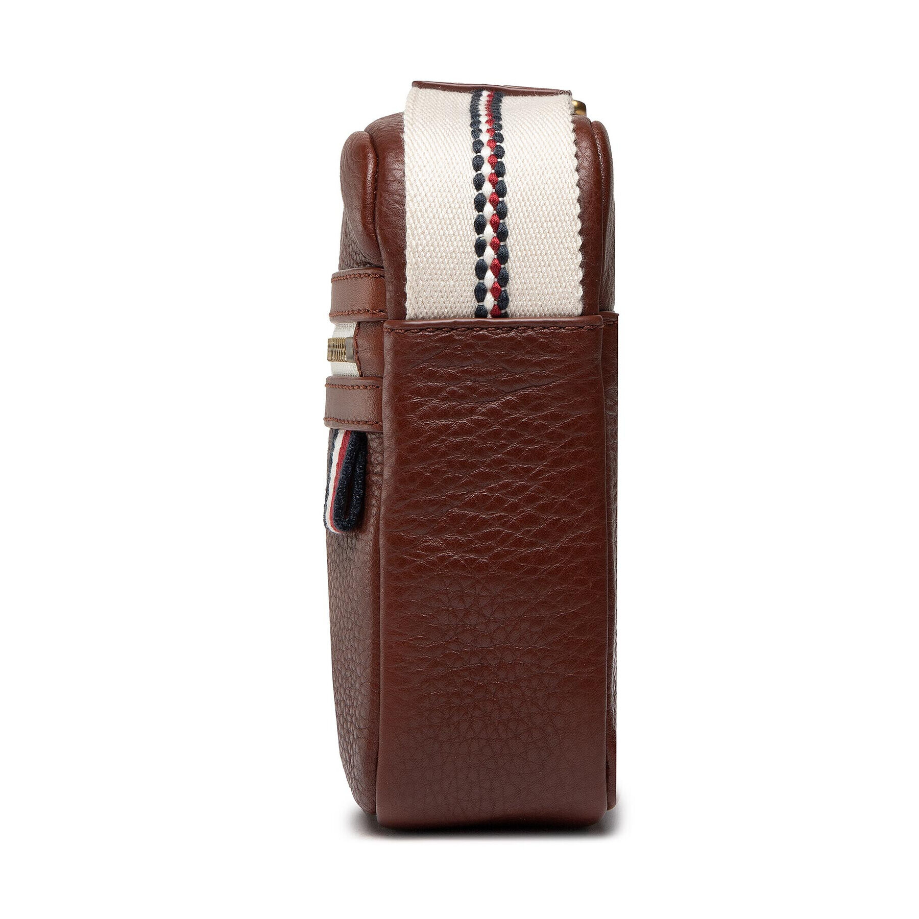 Tommy Hilfiger Мъжка чантичка Premium Leather Mini Crossover AM0AM08455 Кафяв - Pepit.bg