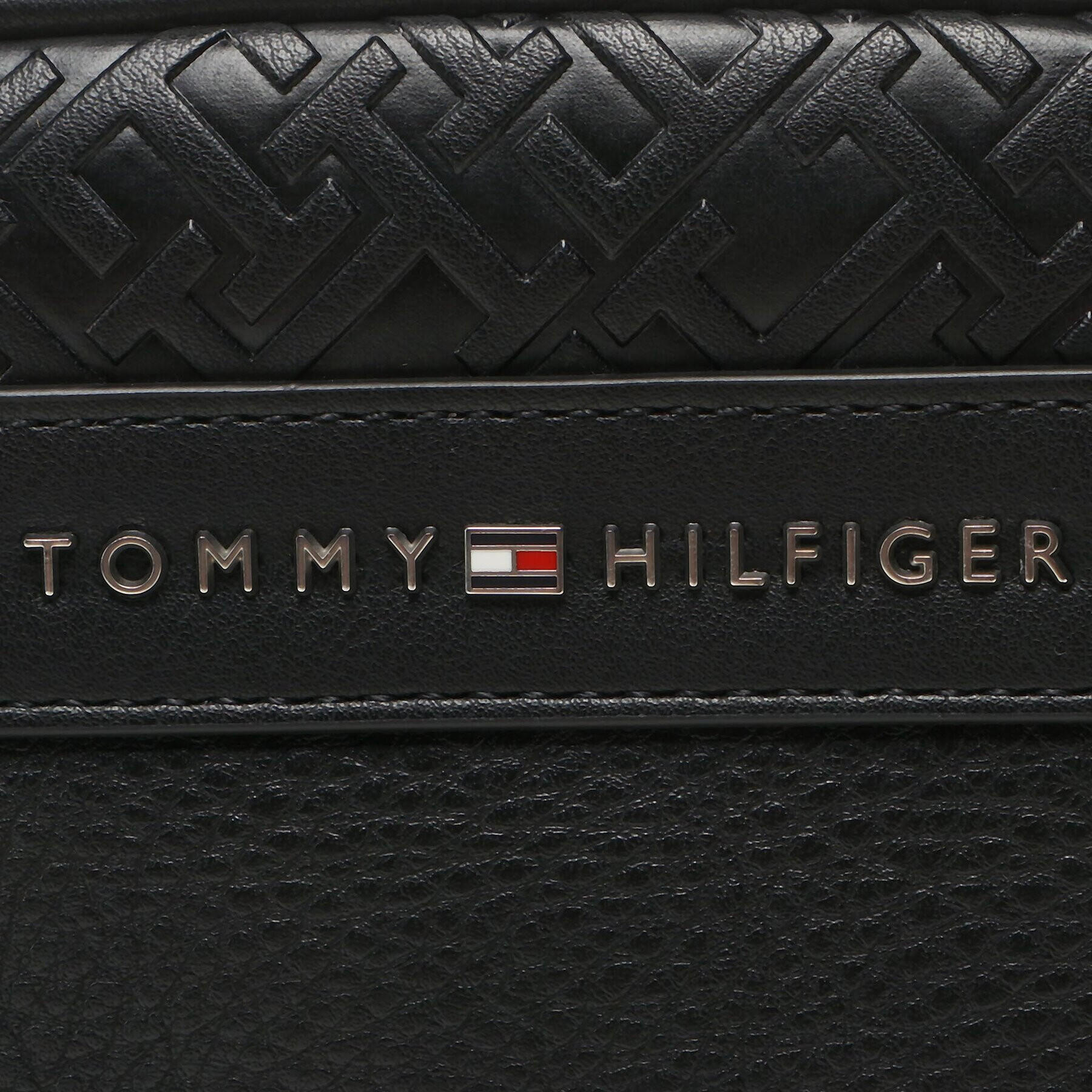 Tommy Hilfiger Мъжка чантичка Th Central Mini Reporter AM0AM11308 Черен - Pepit.bg