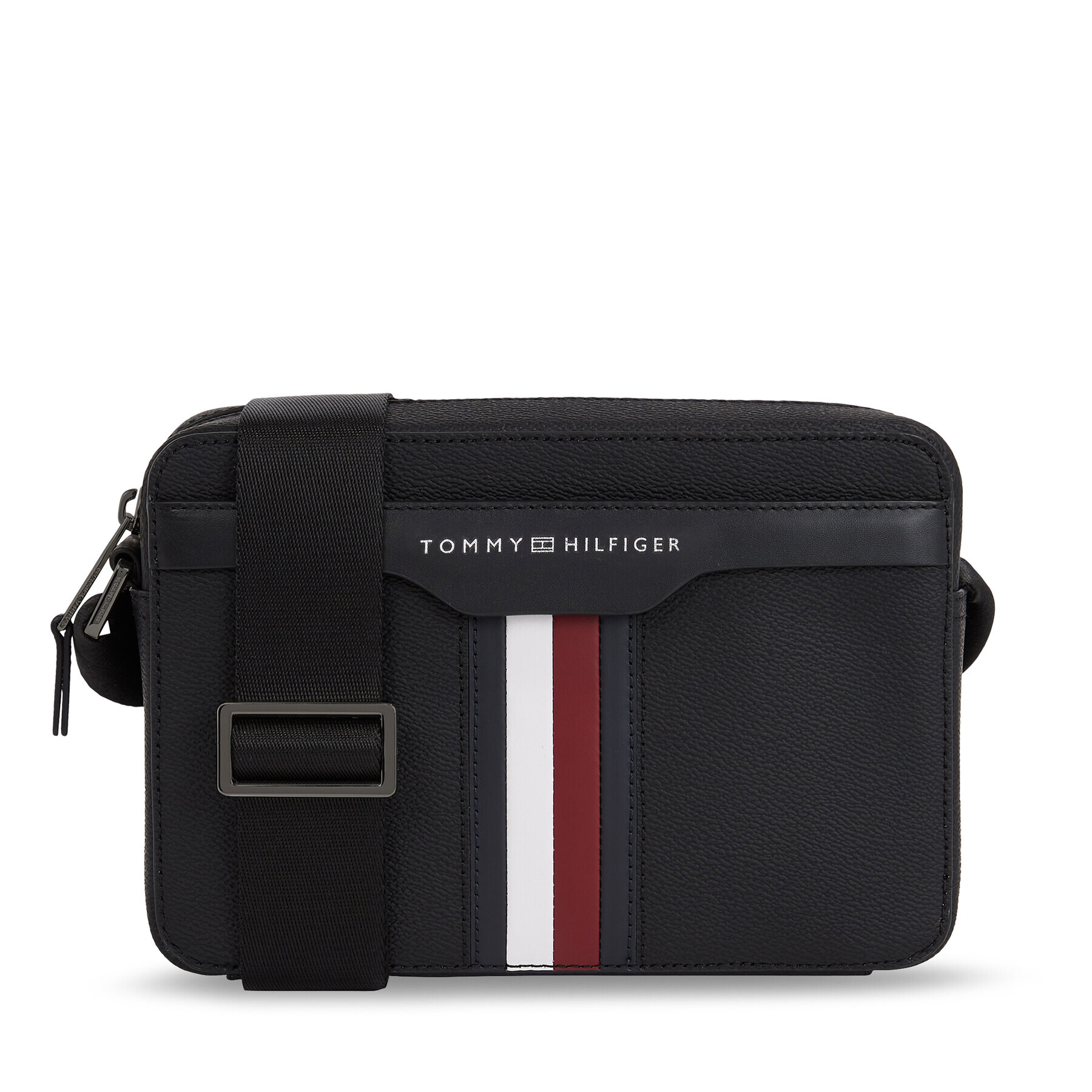 Tommy Hilfiger Мъжка чантичка Th Coated Canvas Camera Bag AM0AM11535 Черен - Pepit.bg