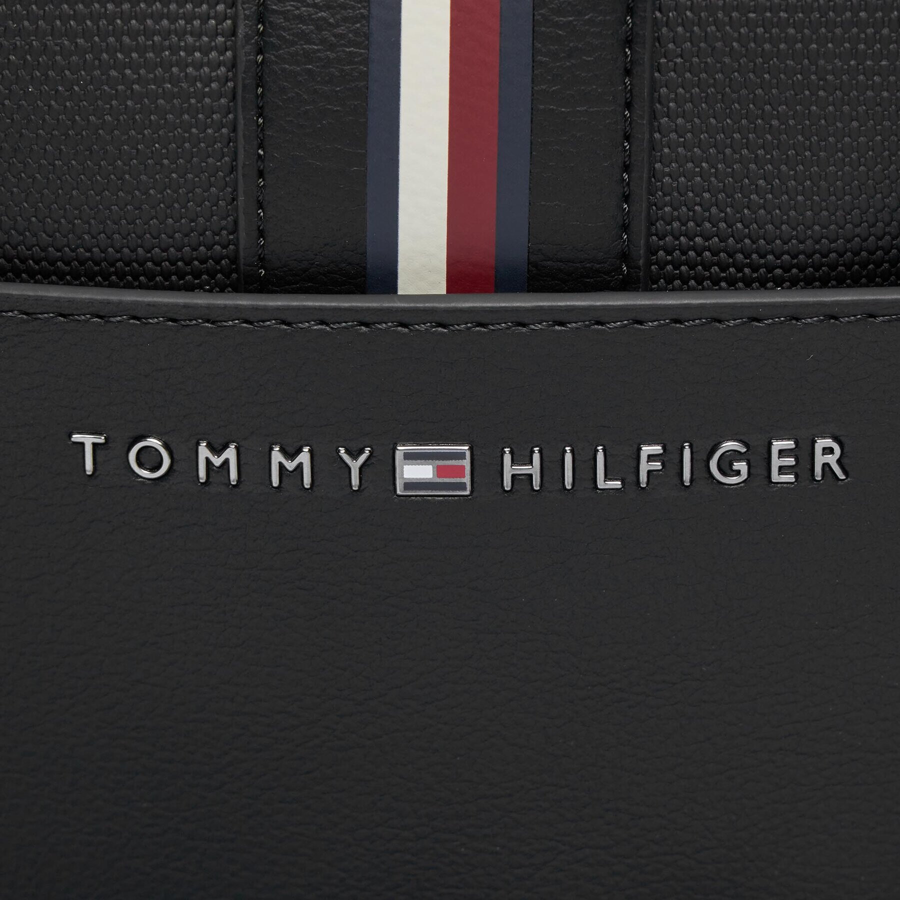 Tommy Hilfiger Мъжка чантичка Th Corporate Mini Reporter AM0AM11829 Черен - Pepit.bg