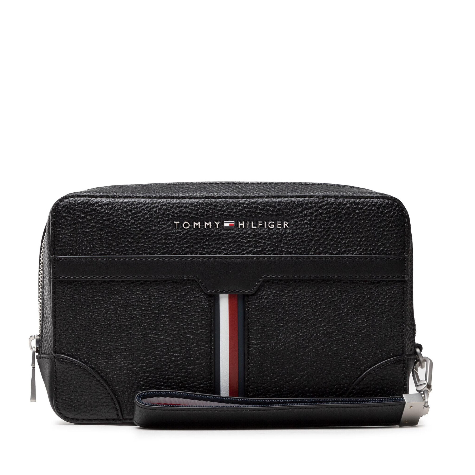 Tommy Hilfiger Мъжка чантичка Th Downtown Pouch AM0AM08430 Черен - Pepit.bg