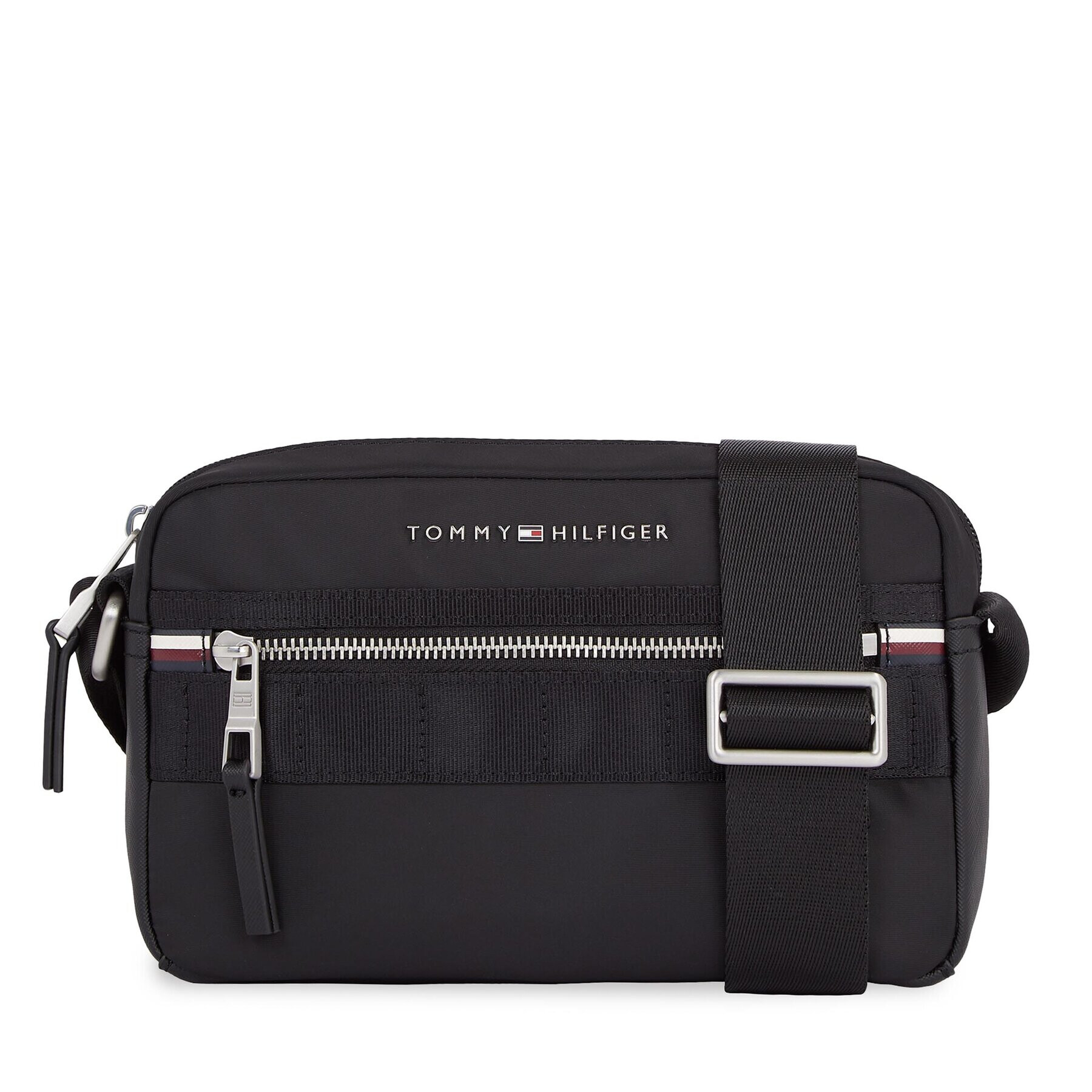 Tommy Hilfiger Мъжка чантичка Th Elevated Nylon Ew Reporter AM0AM11572 Черен - Pepit.bg