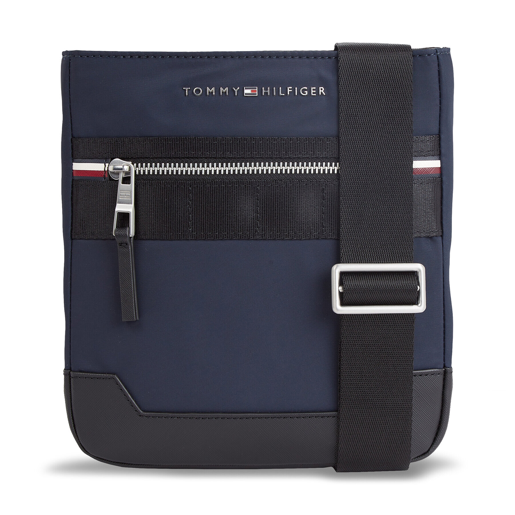 Tommy Hilfiger Мъжка чантичка Th Elevated Nylon Mini Crossover AM0AM11570 Тъмносин - Pepit.bg