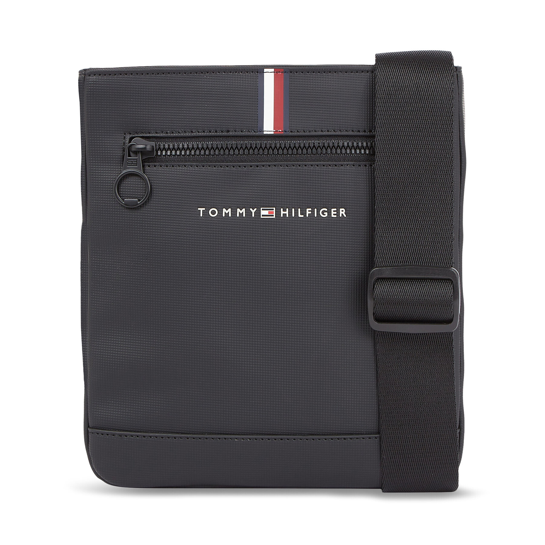 Tommy Hilfiger Мъжка чантичка Th Essential Mini Crossover AM0AM11541 Черен - Pepit.bg