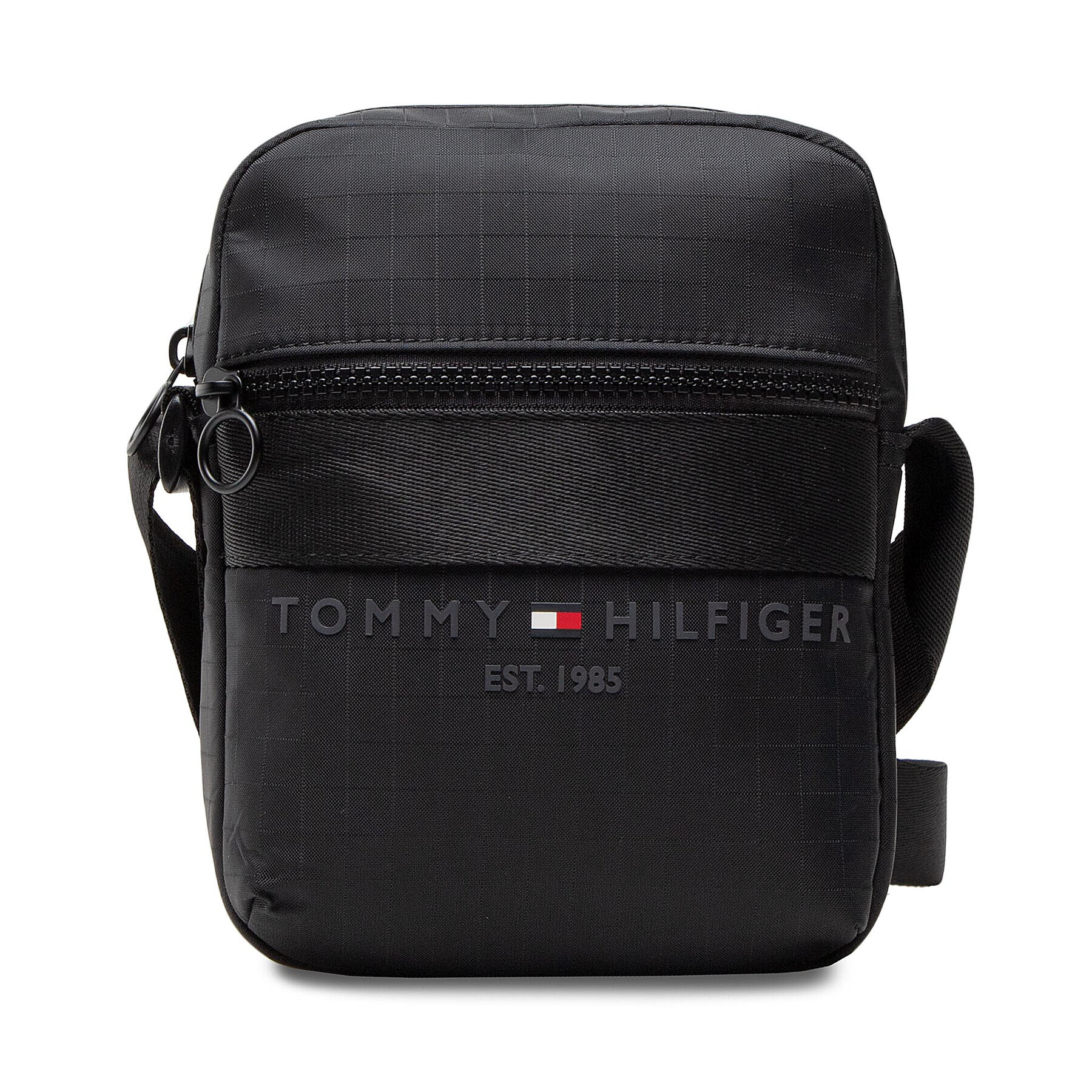 Tommy Hilfiger Мъжка чантичка Th Established Mini Reporter AM0AM08679 Черен - Pepit.bg