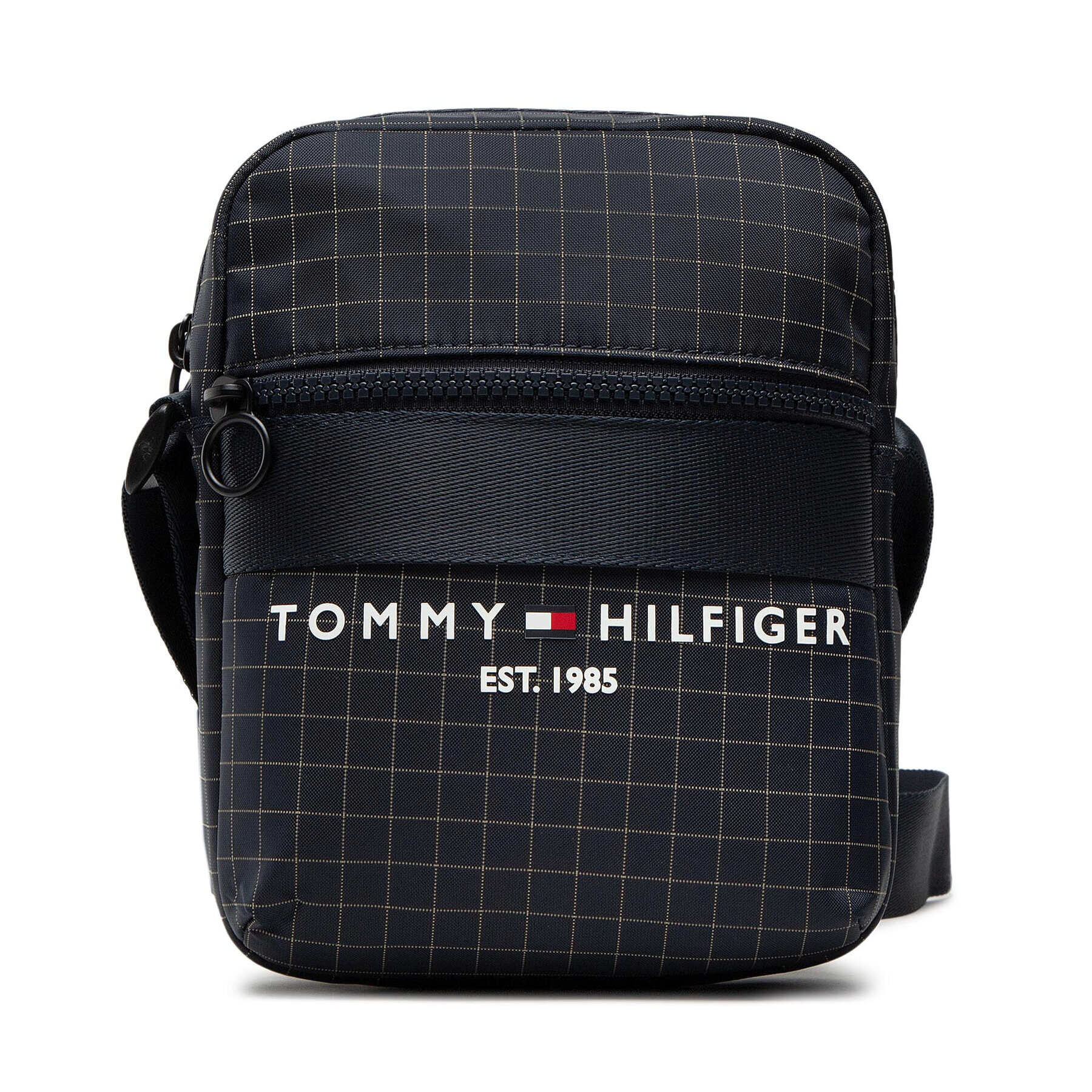 Tommy Hilfiger Мъжка чантичка Th Established Mini Reporter AM0AM08679 Тъмносин - Pepit.bg