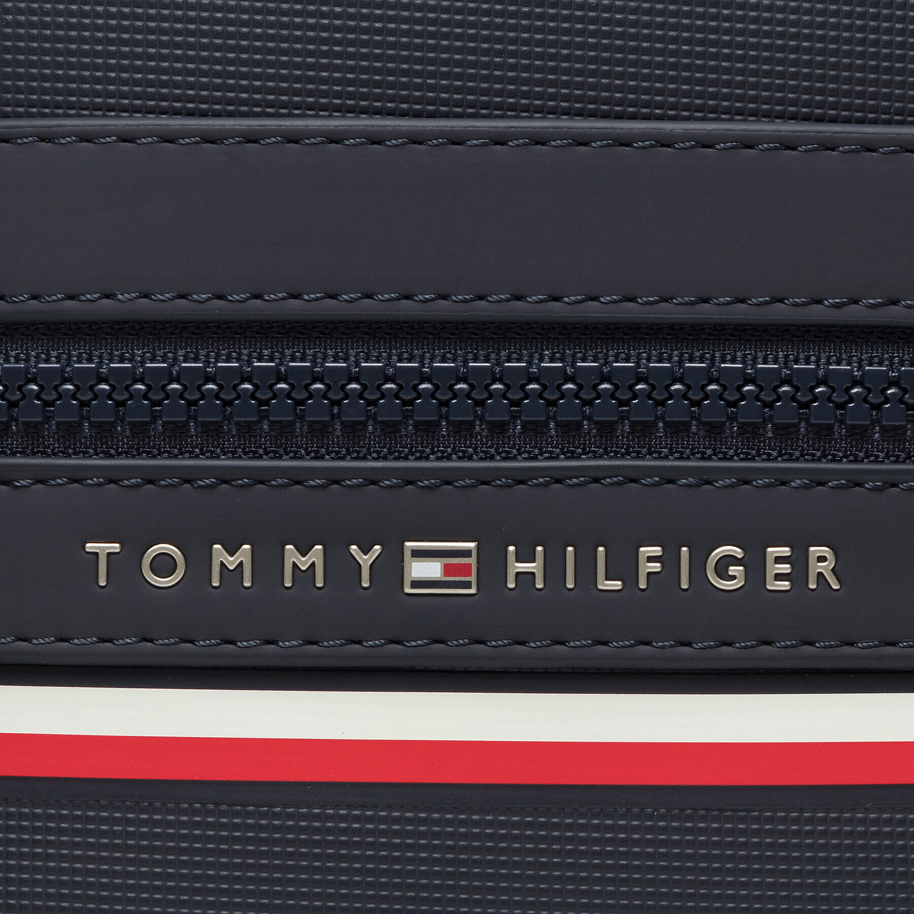 Tommy Hilfiger Мъжка чантичка Th Stripe Mini Reporter AM0AM10297 Тъмносин - Pepit.bg