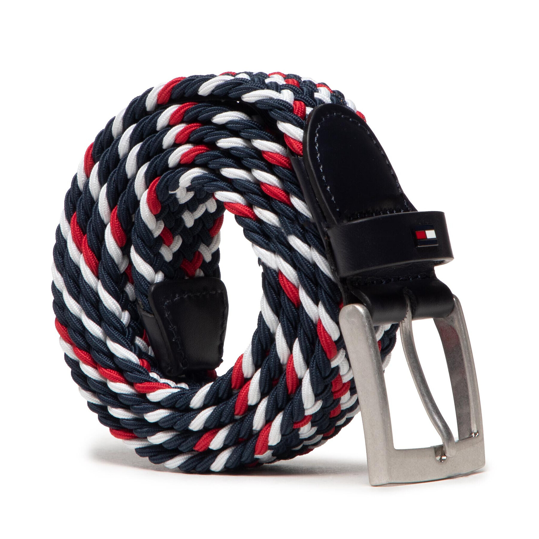 Tommy Hilfiger Мъжки колан Adan Braided 3.5 AM0AM07649 Тъмносин - Pepit.bg