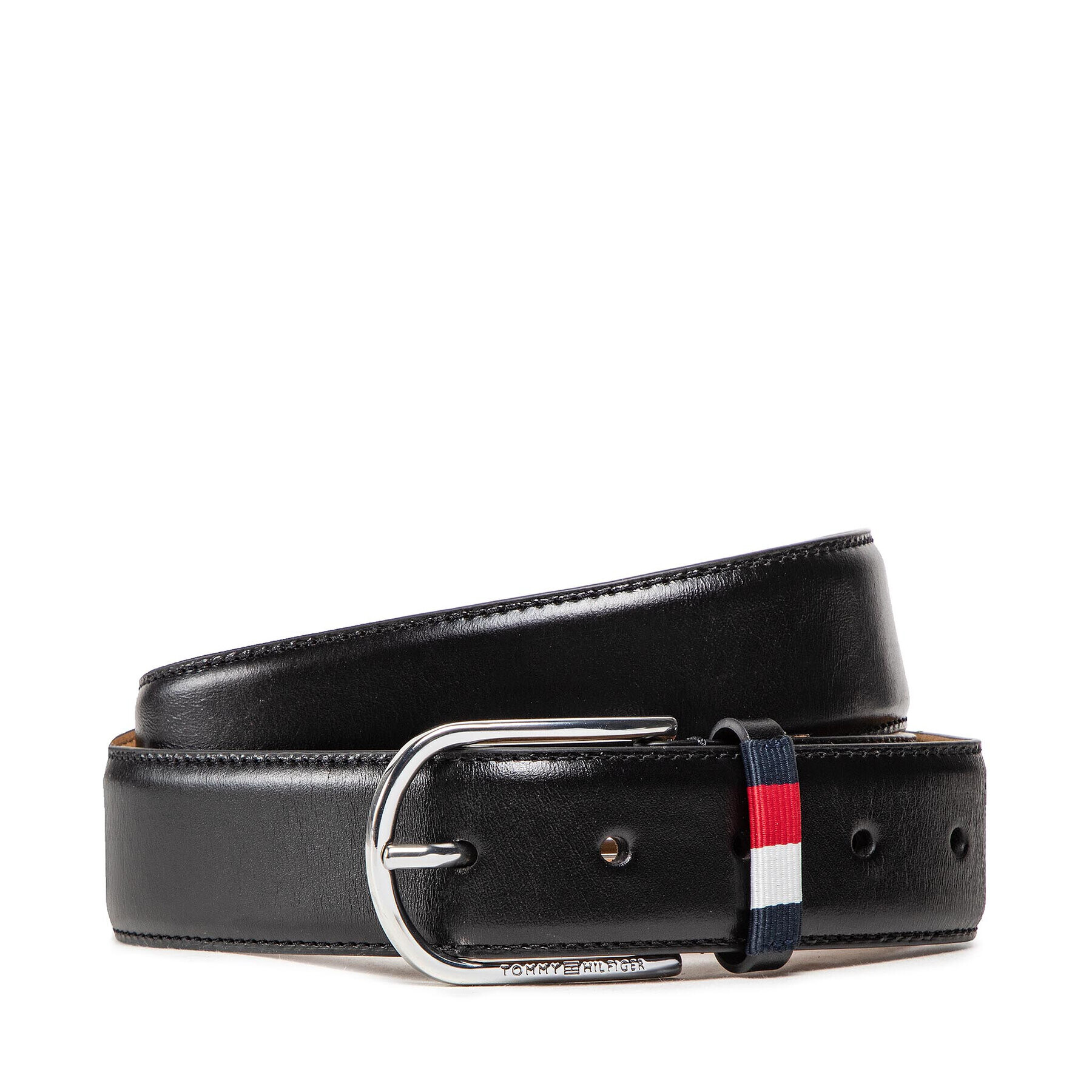 Tommy Hilfiger Мъжки колан Business Lux AM0AM09416 Черен - Pepit.bg