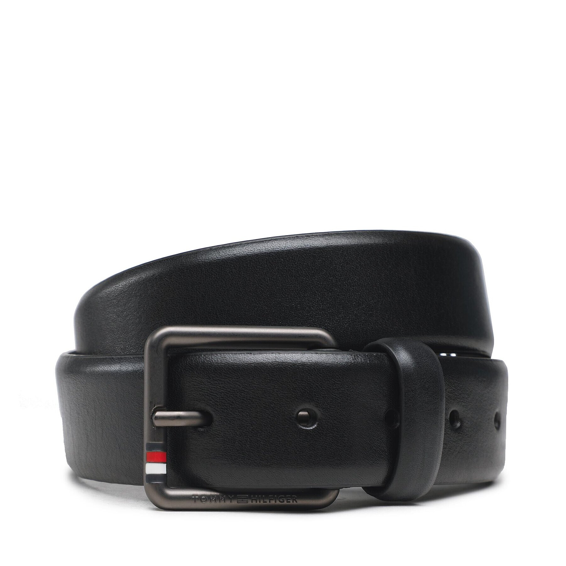 Tommy Hilfiger Мъжки колан Casual 3.5 AM0AM10671 Черен - Pepit.bg